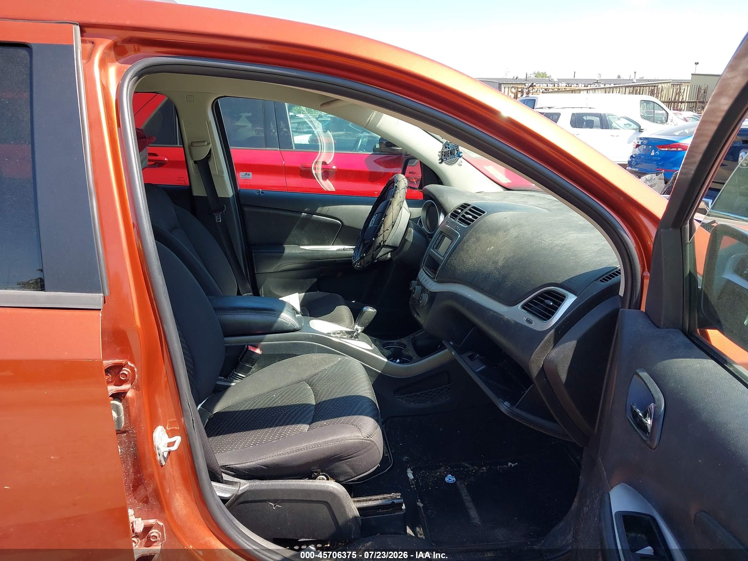 2012 Dodge Journey Sxt Orange vin: 3C4PDCBB7CT368878