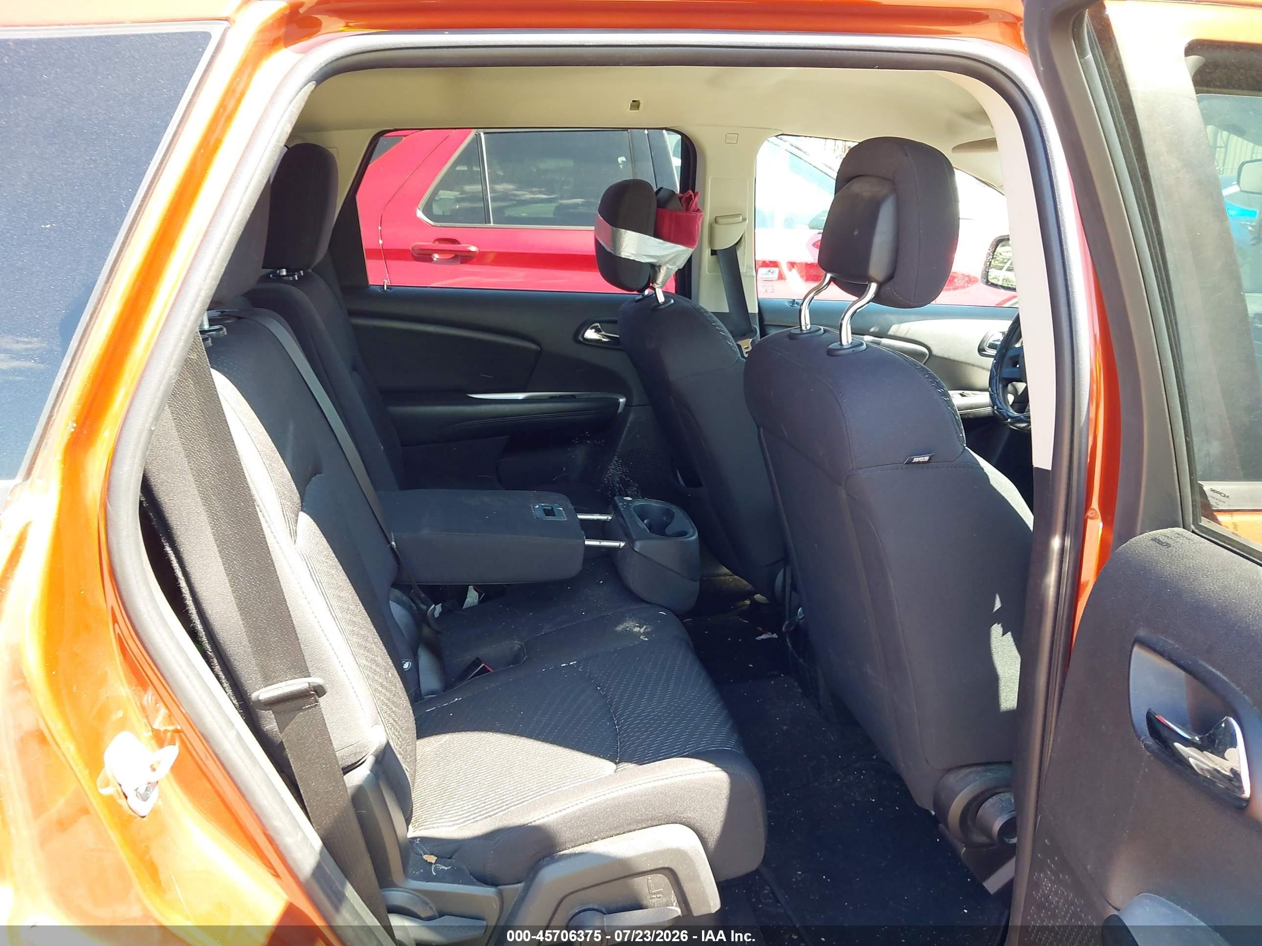 2012 Dodge Journey Sxt Orange vin: 3C4PDCBB7CT368878