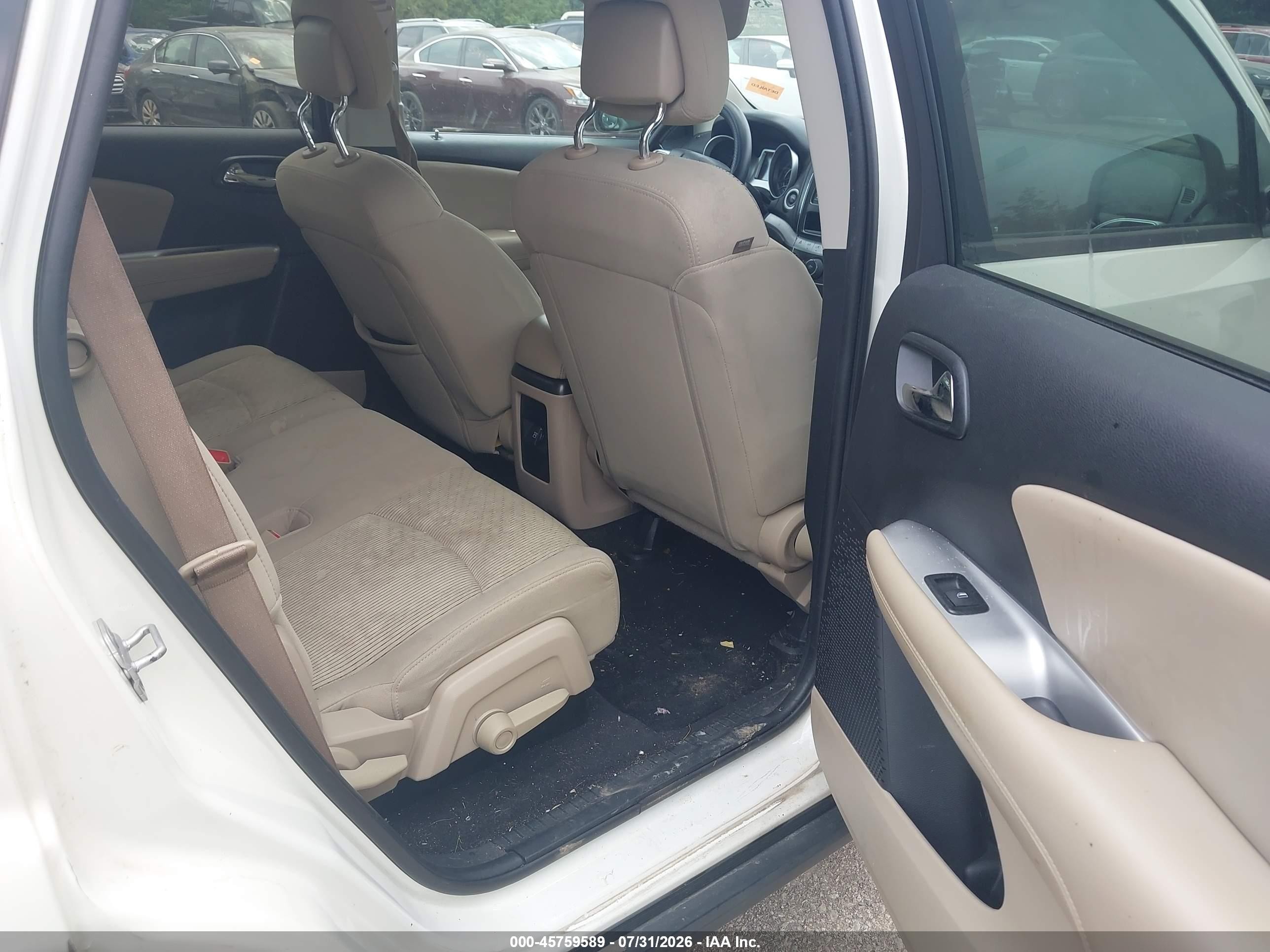 2013 Dodge Journey Sxt Белый vin: 3C4PDCBB7DT548329