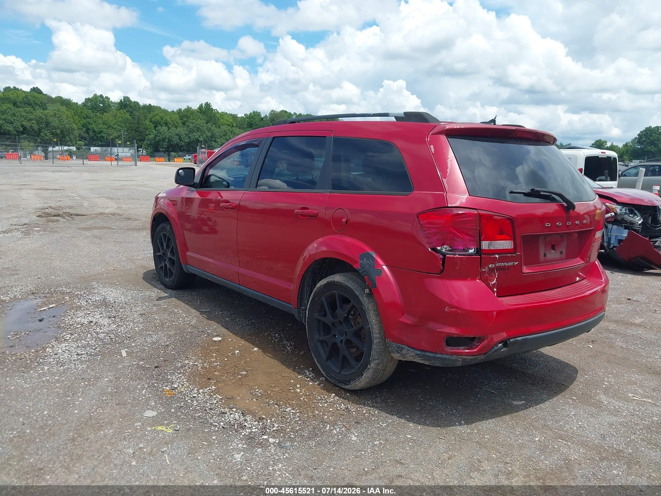 2014 Dodge Journey Sxt Красный vin: 3C4PDCBB7ET203576