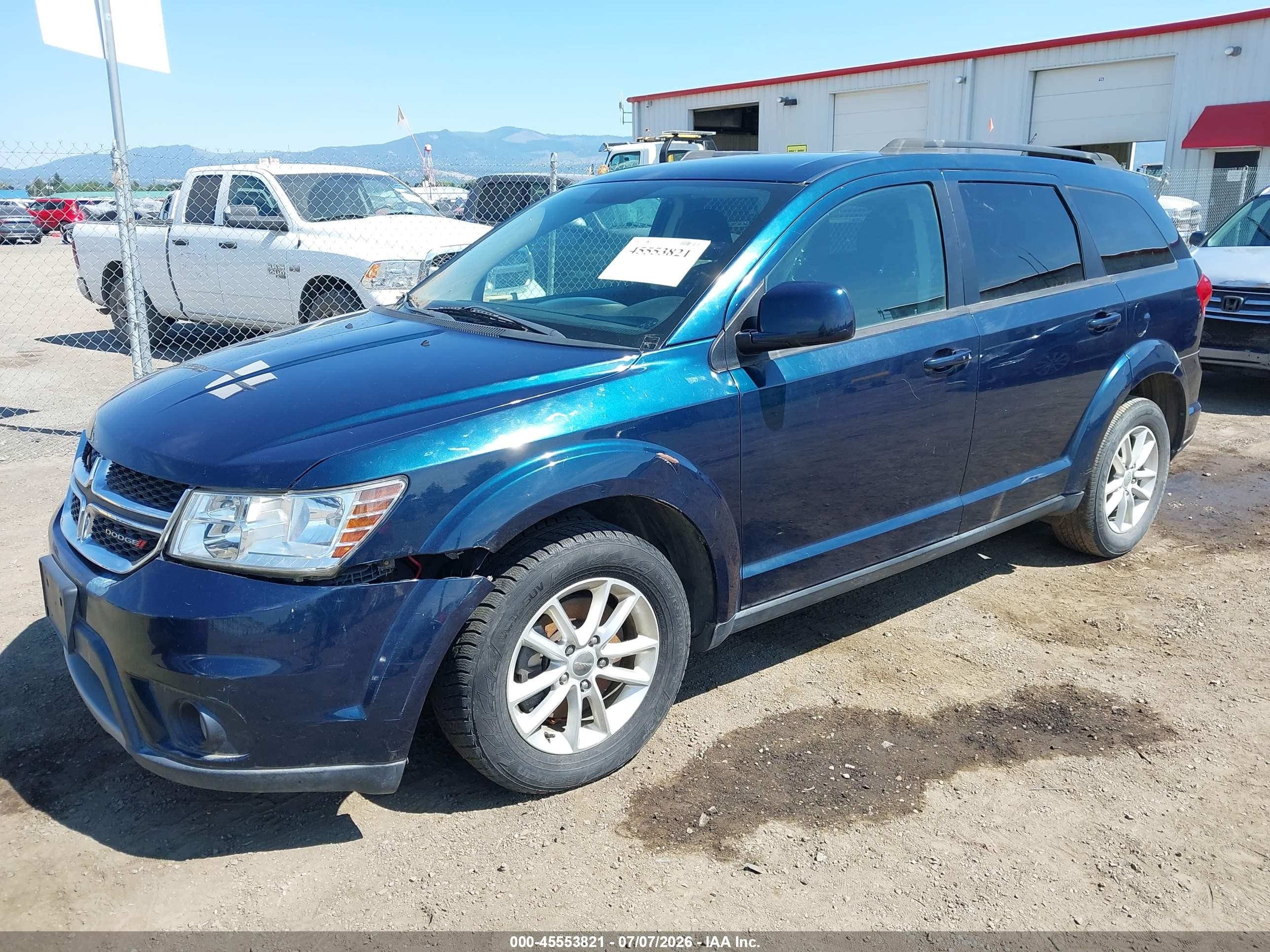 2015 Dodge Journey Sxt Blue vin: 3C4PDCBB7FT564310