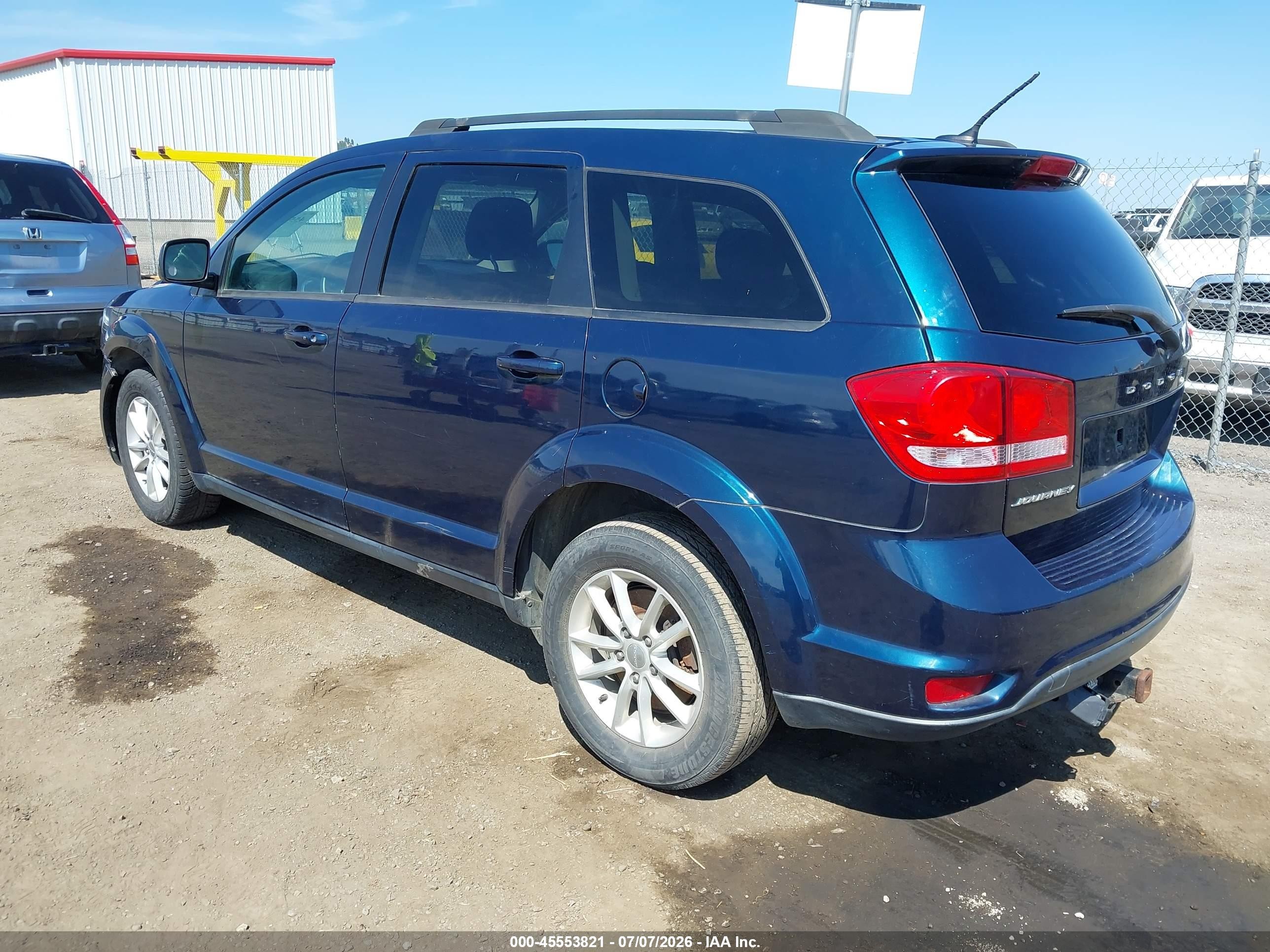 2015 Dodge Journey Sxt Blue vin: 3C4PDCBB7FT564310