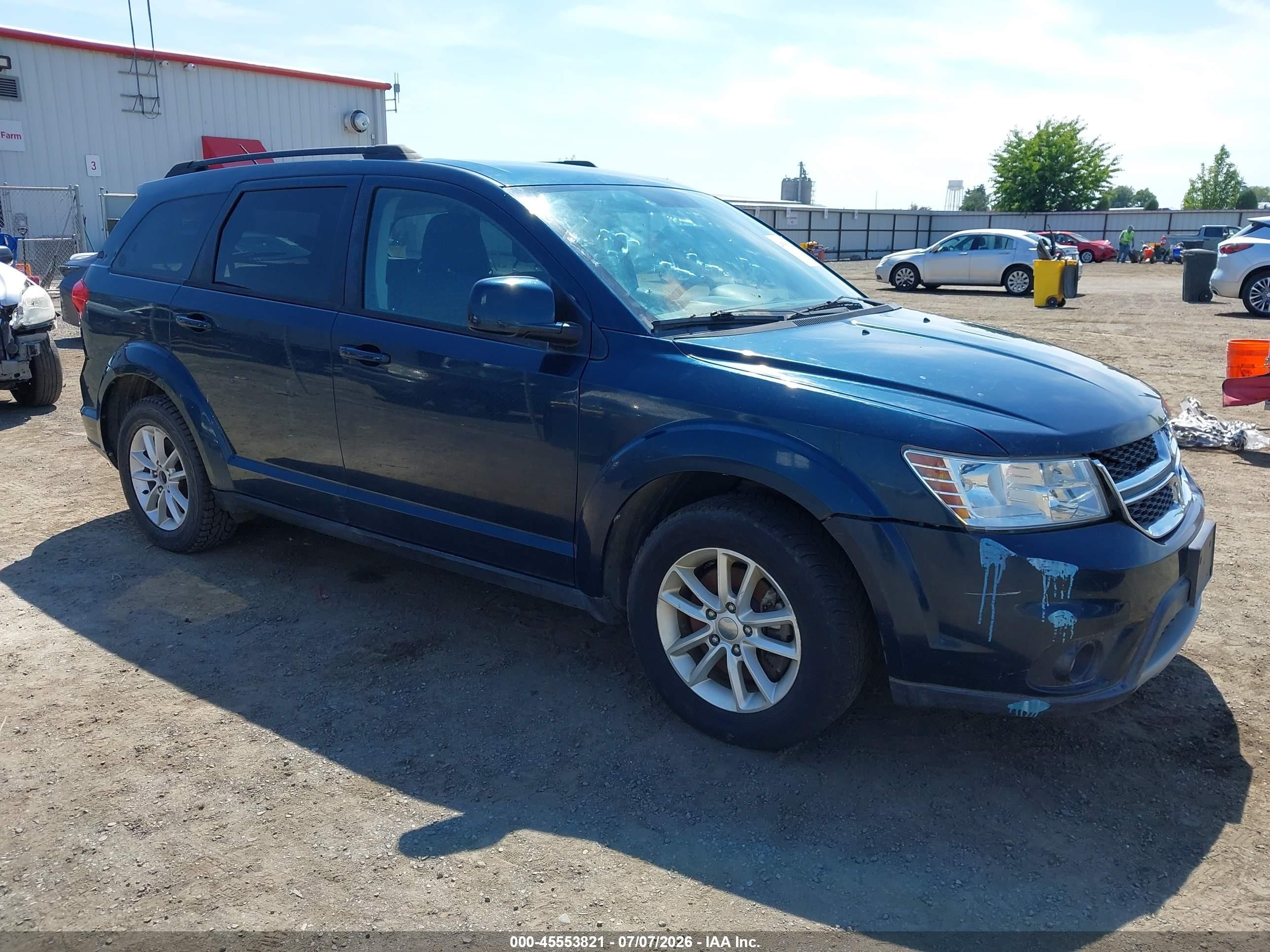 2015 Dodge Journey Sxt Blue vin: 3C4PDCBB7FT564310