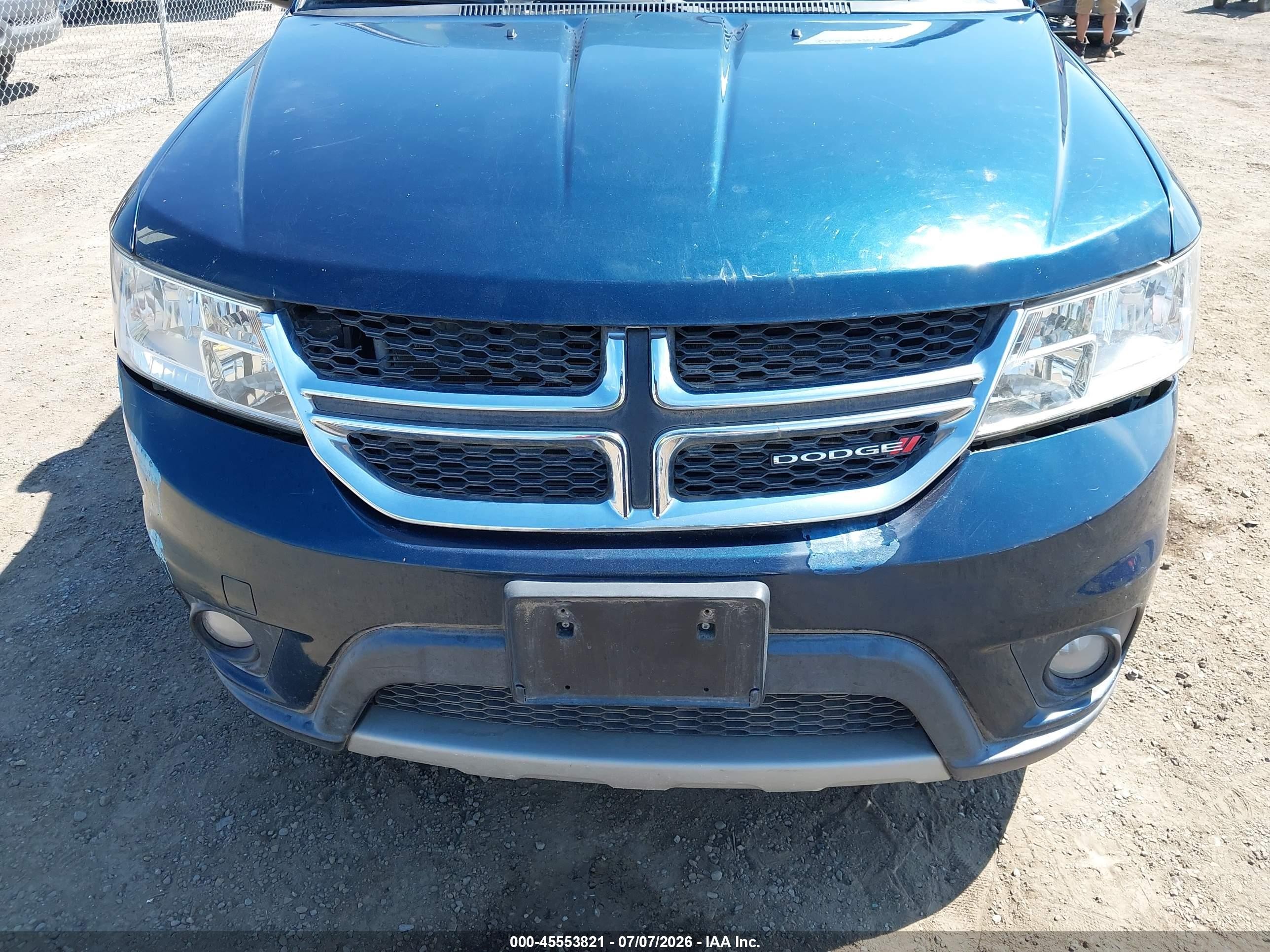 2015 Dodge Journey Sxt Blue vin: 3C4PDCBB7FT564310