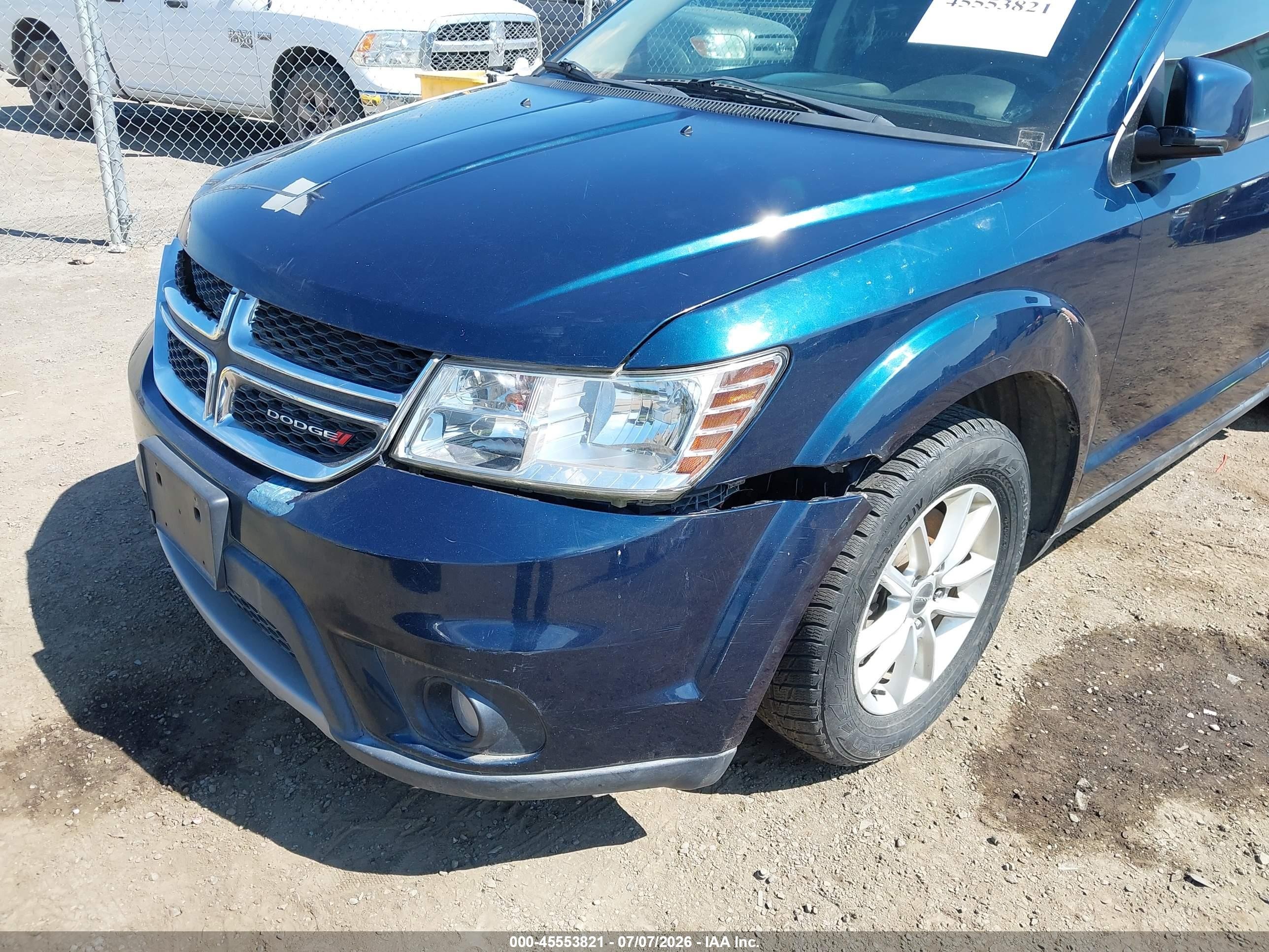 2015 Dodge Journey Sxt Blue vin: 3C4PDCBB7FT564310