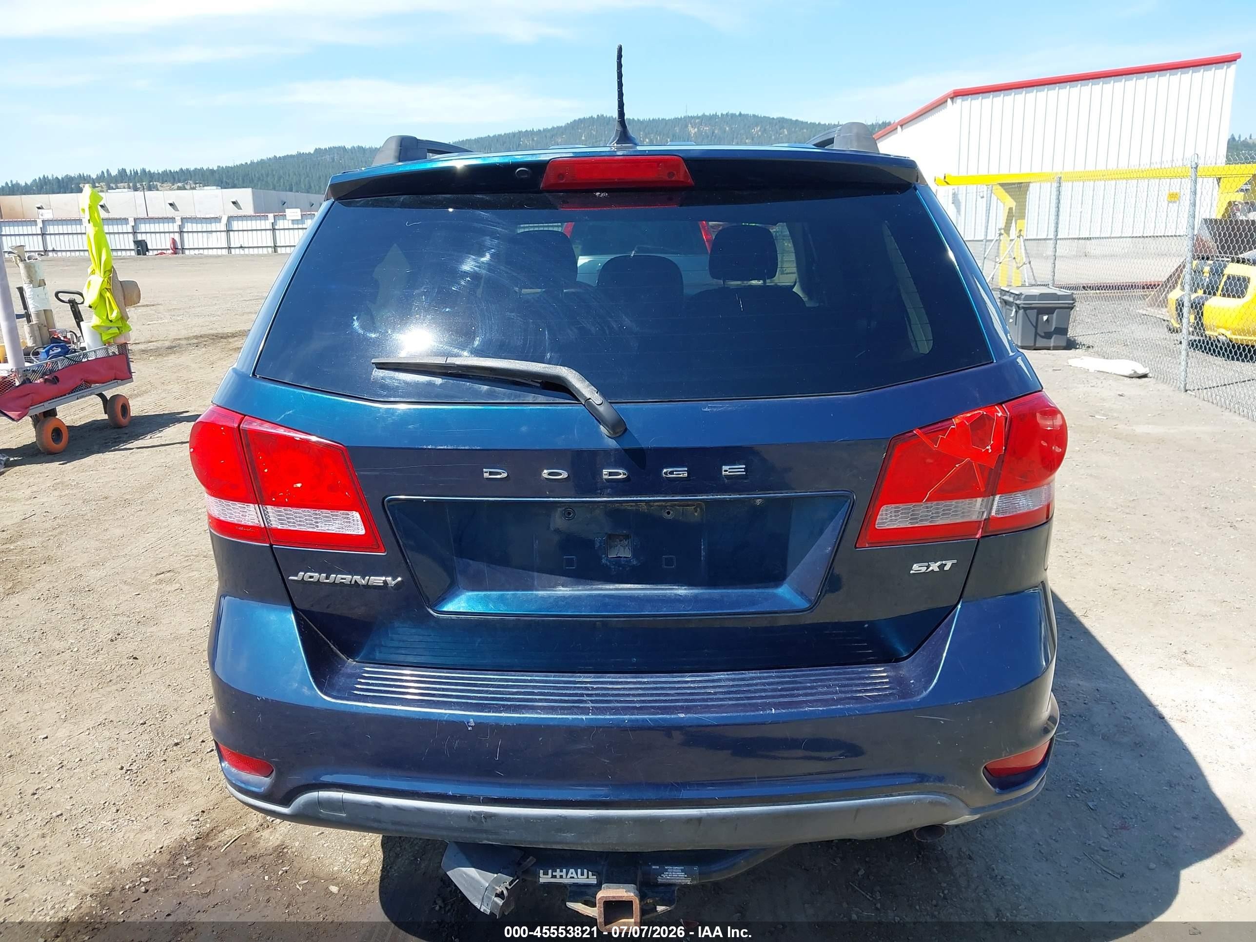 2015 Dodge Journey Sxt Blue vin: 3C4PDCBB7FT564310
