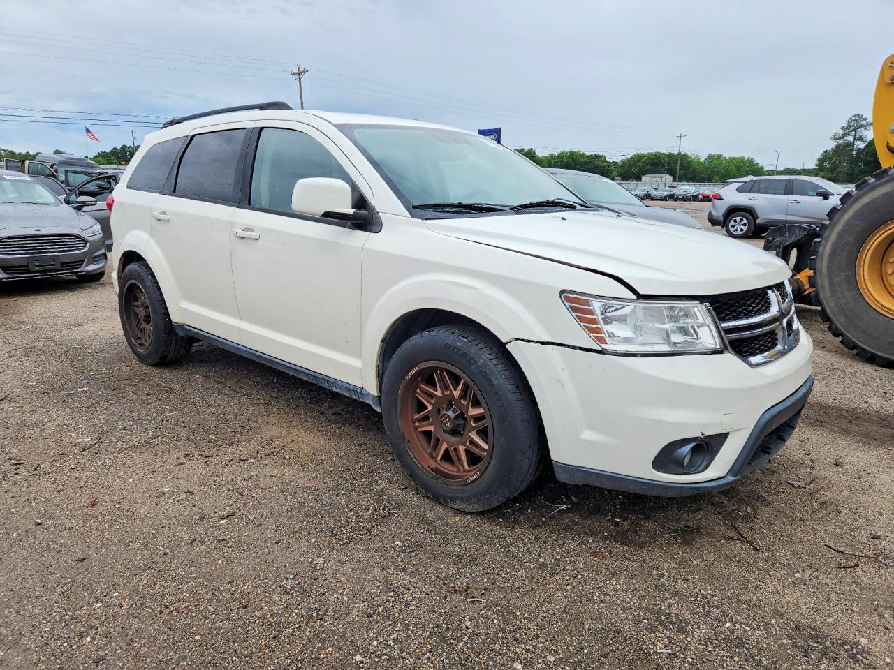 2015 Dodge Journey Sxt White vin: 3C4PDCBB7FT572374