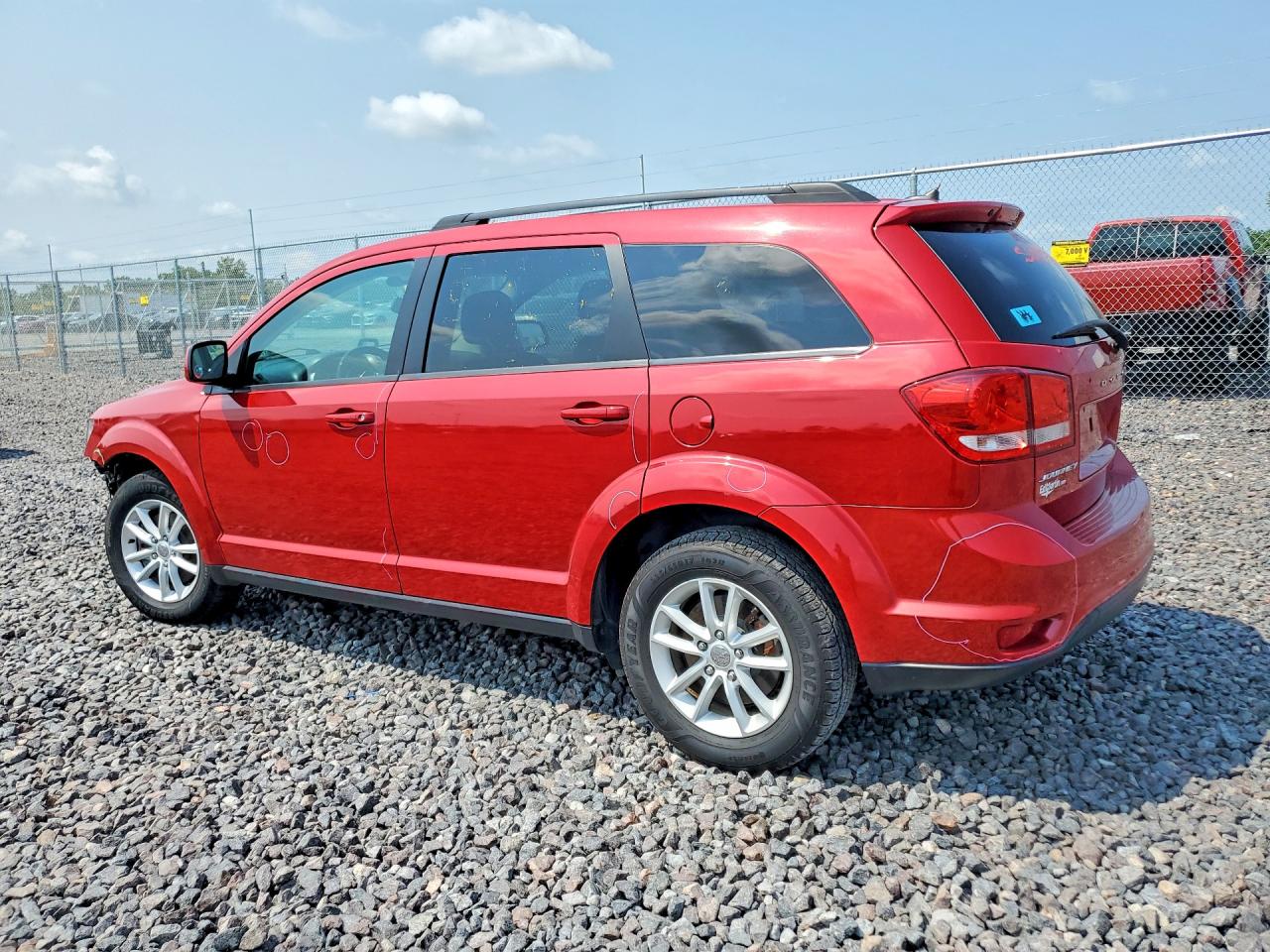 2015 Dodge Journey Sxt Красный vin: 3C4PDCBB7FT605387