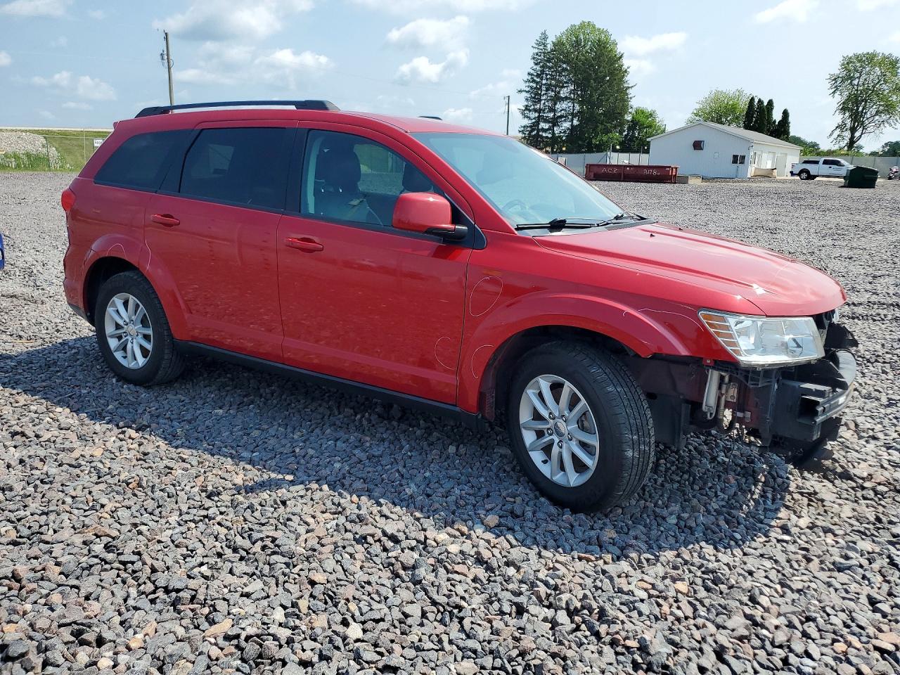 2015 Dodge Journey Sxt Красный vin: 3C4PDCBB7FT605387