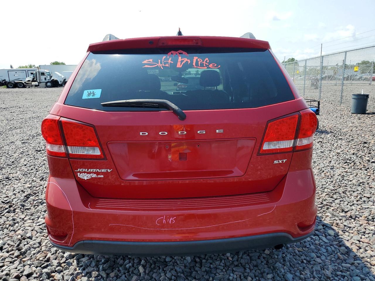 2015 Dodge Journey Sxt Красный vin: 3C4PDCBB7FT605387
