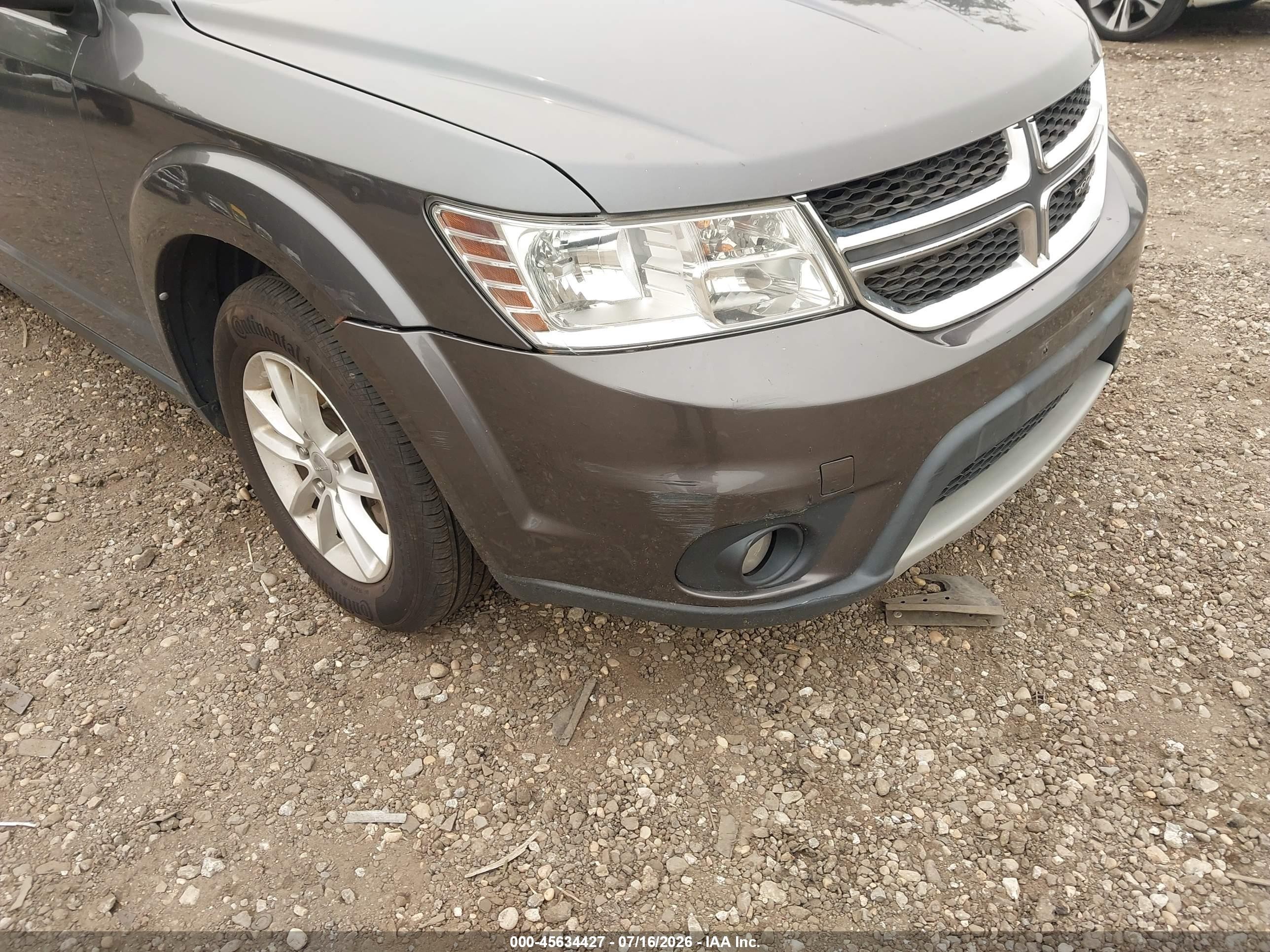 2015 Dodge Journey Sxt Gray vin: 3C4PDCBB7FT677027