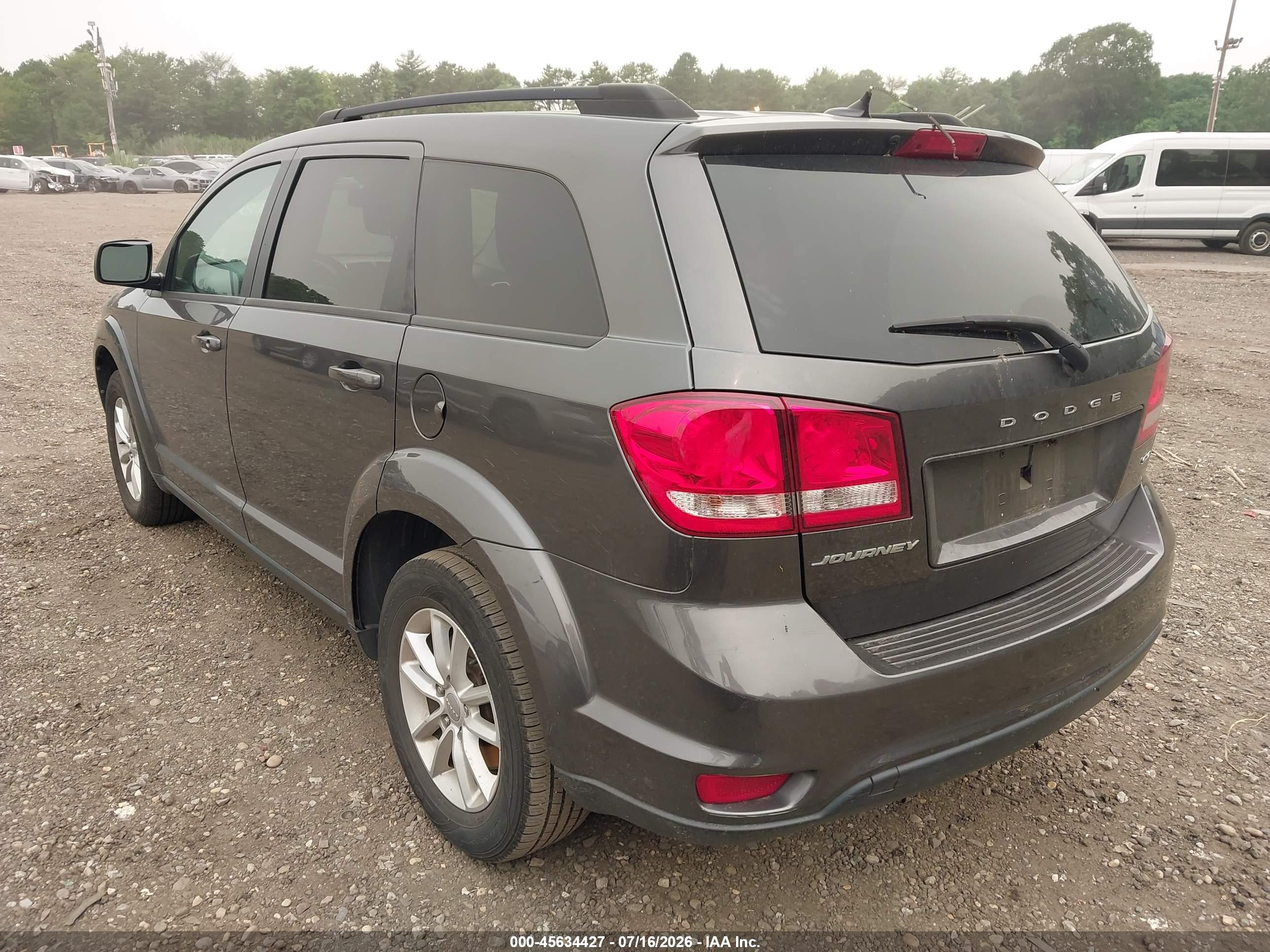 2015 Dodge Journey Sxt Gray vin: 3C4PDCBB7FT677027