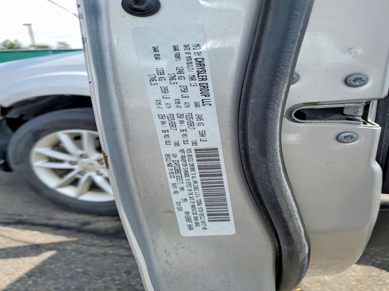 2013 Dodge Journey Sxt Серебряный vin: 3C4PDCBB8DT653171