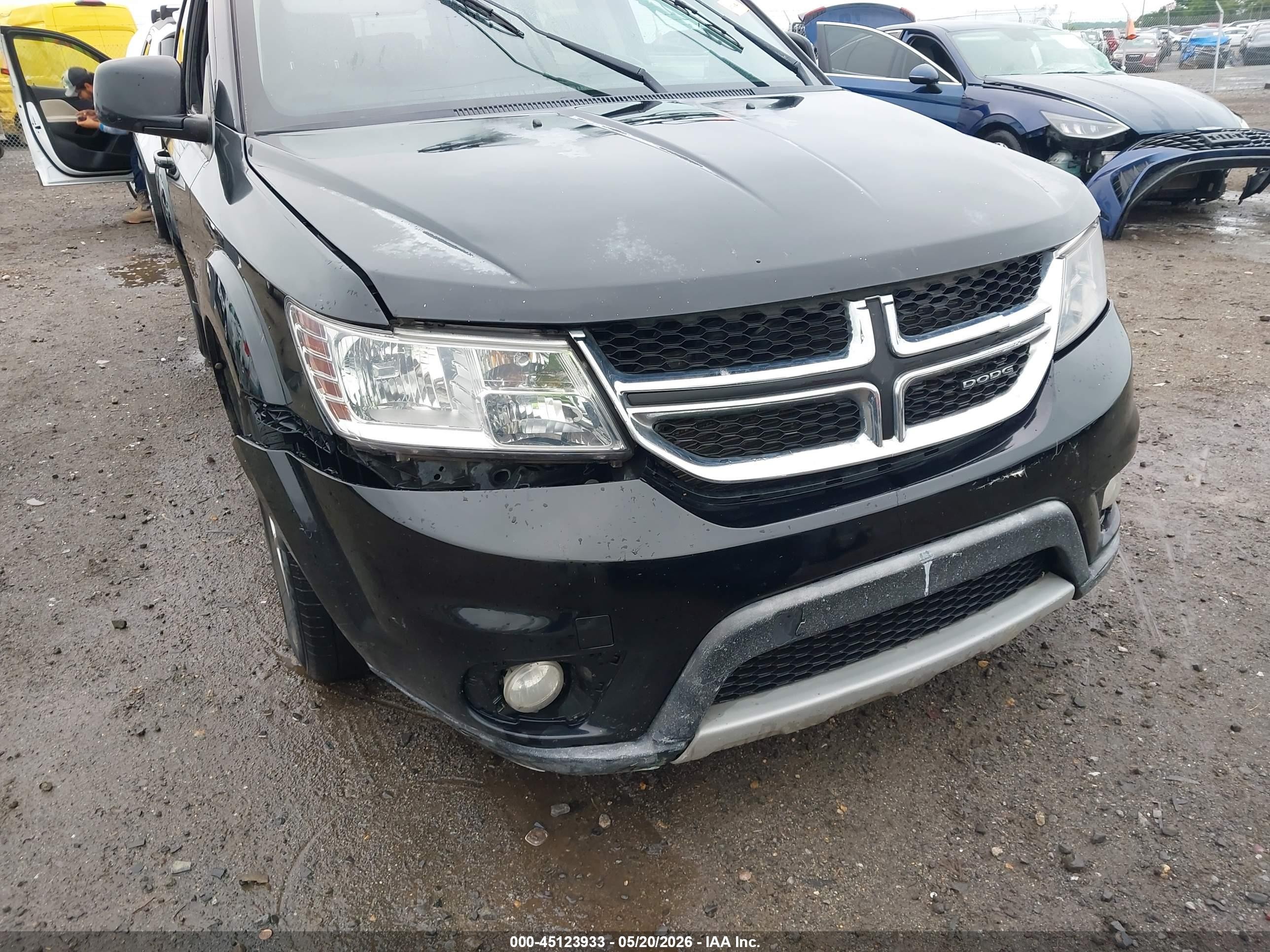 2014 Dodge Journey Sxt Black vin: 3C4PDCBB8ET123221