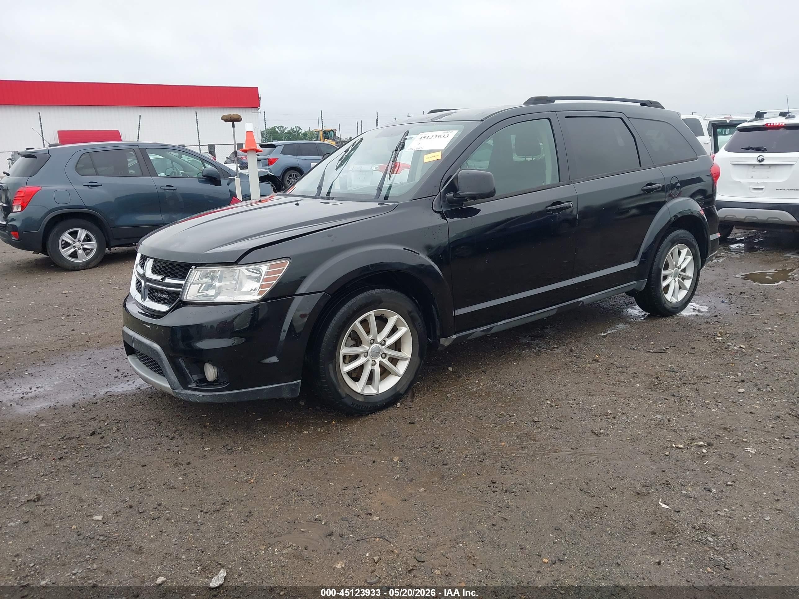2014 Dodge Journey Sxt Black vin: 3C4PDCBB8ET123221