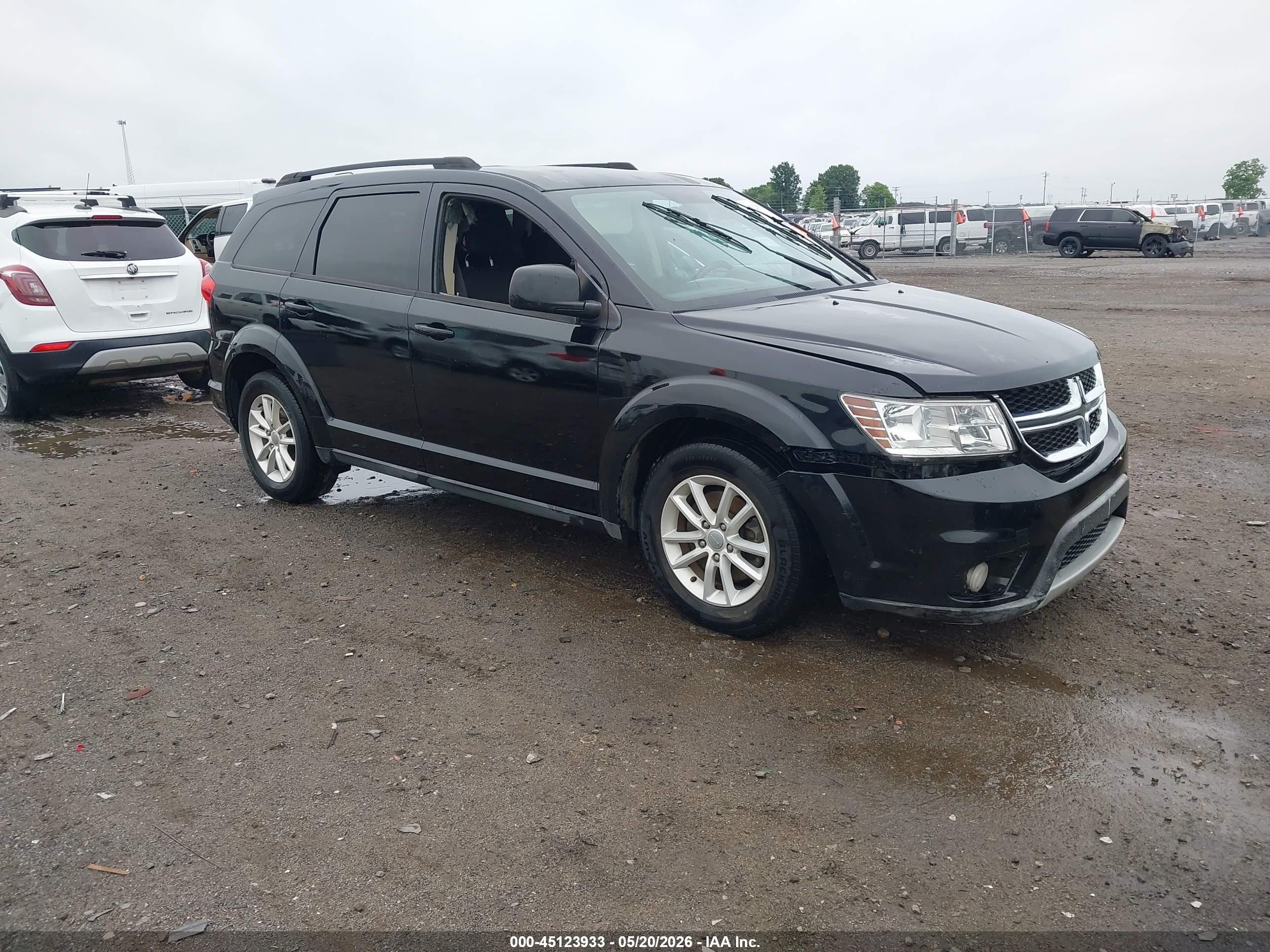 2014 Dodge Journey Sxt Black vin: 3C4PDCBB8ET123221