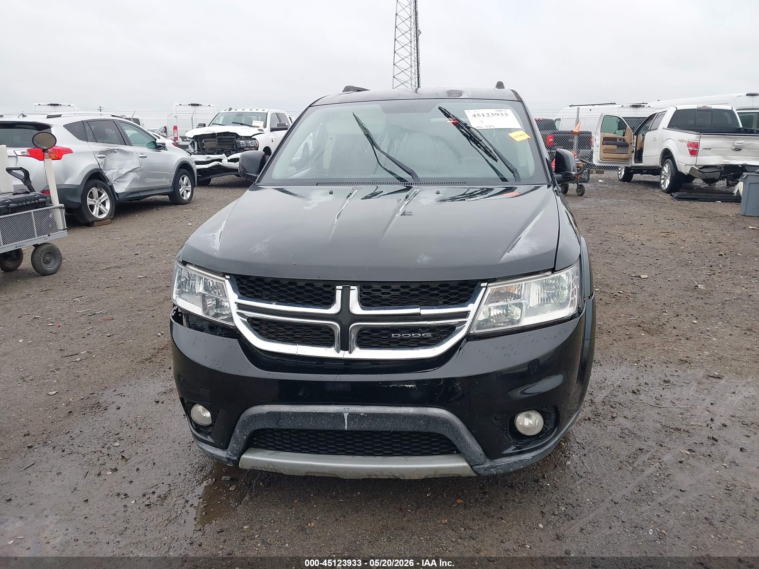 2014 Dodge Journey Sxt Black vin: 3C4PDCBB8ET123221
