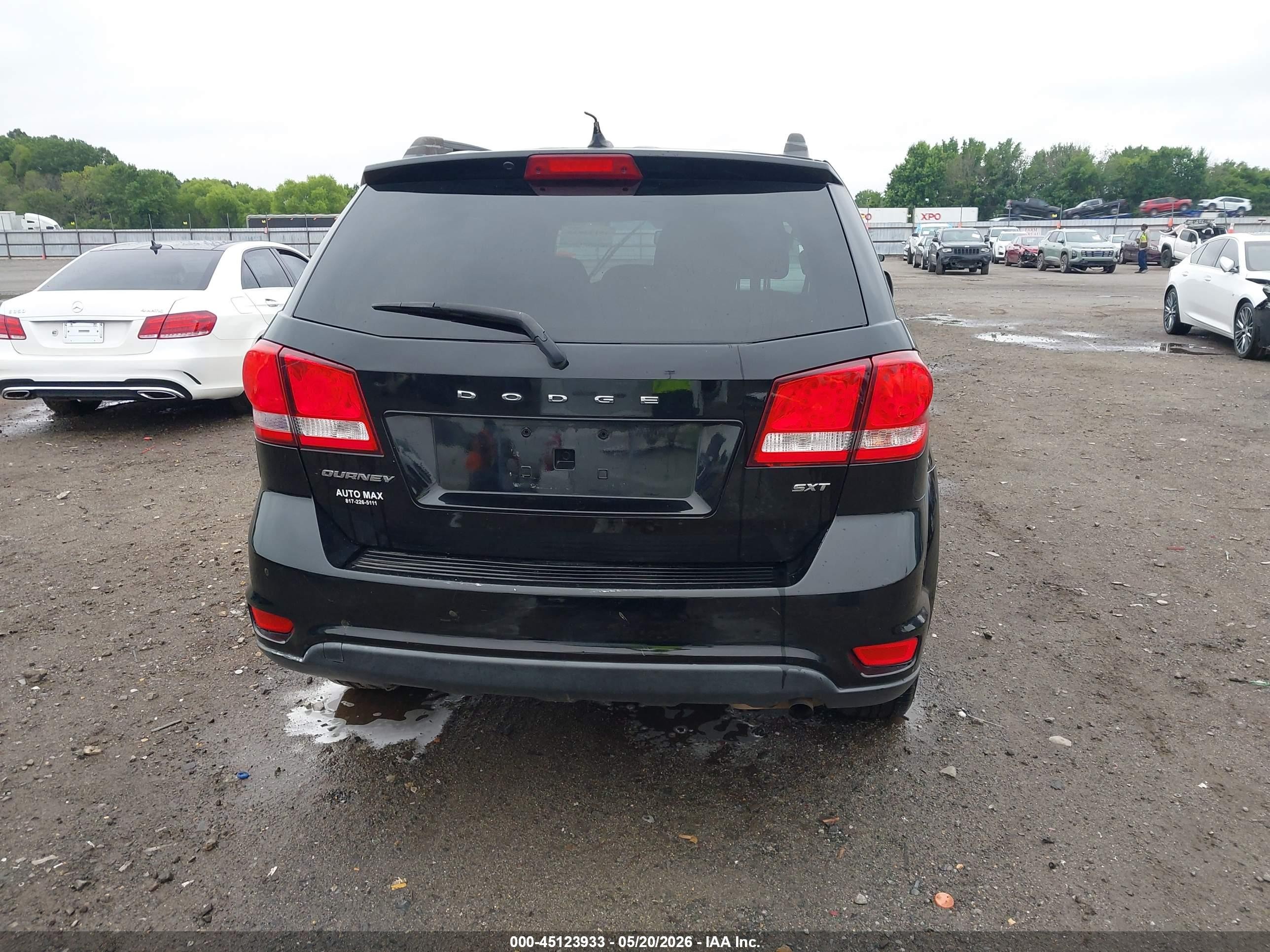 2014 Dodge Journey Sxt Black vin: 3C4PDCBB8ET123221