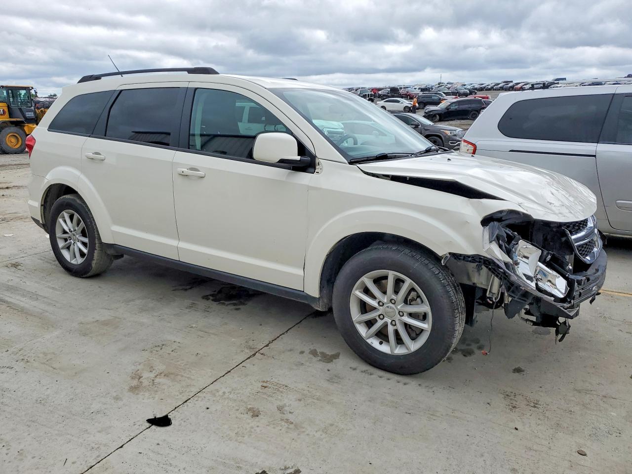 2014 Dodge Journey Sxt White vin: 3C4PDCBB8ET180888