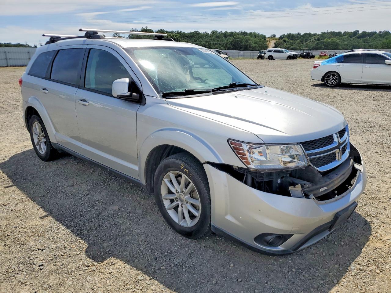 2014 Dodge Journey Sxt Silver vin: 3C4PDCBB8ET290310