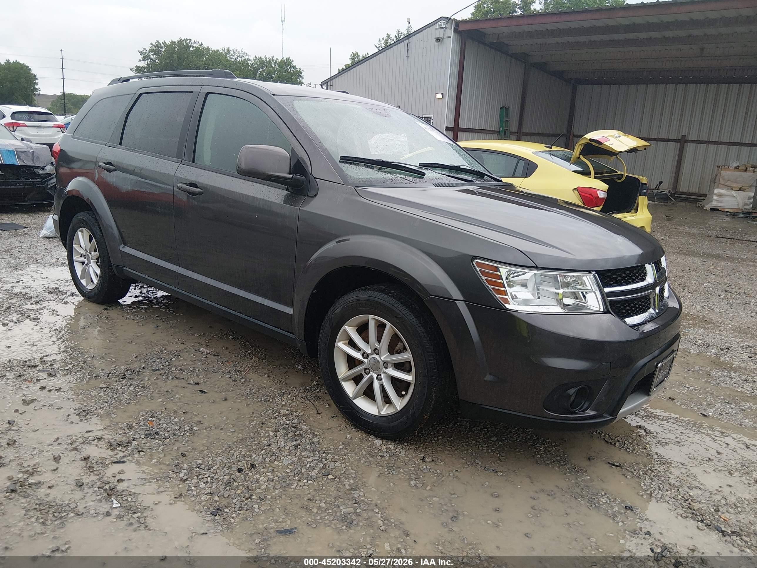2015 Dodge Journey Sxt Gray vin: 3C4PDCBB8FT691664