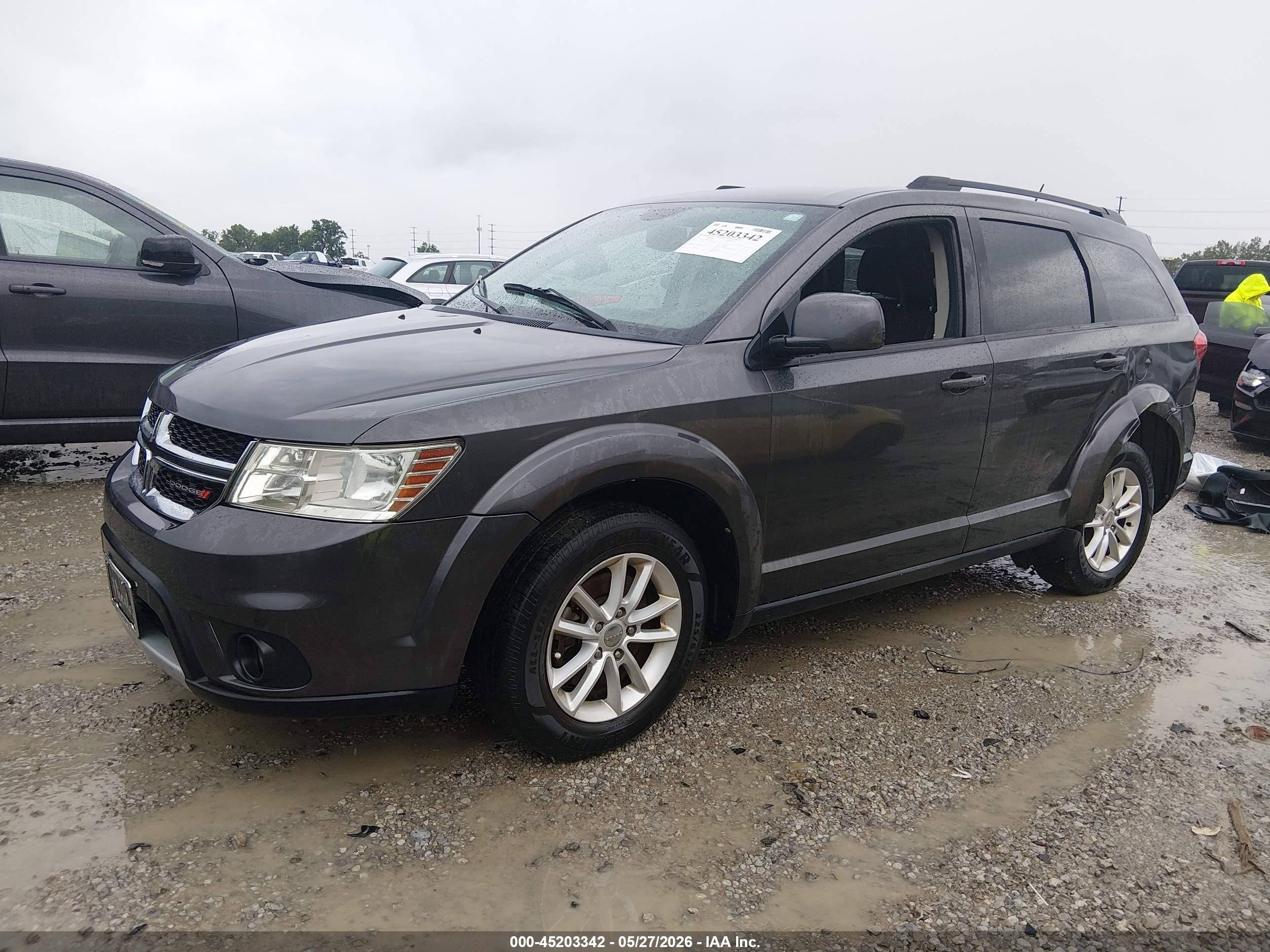 2015 Dodge Journey Sxt Gray vin: 3C4PDCBB8FT691664