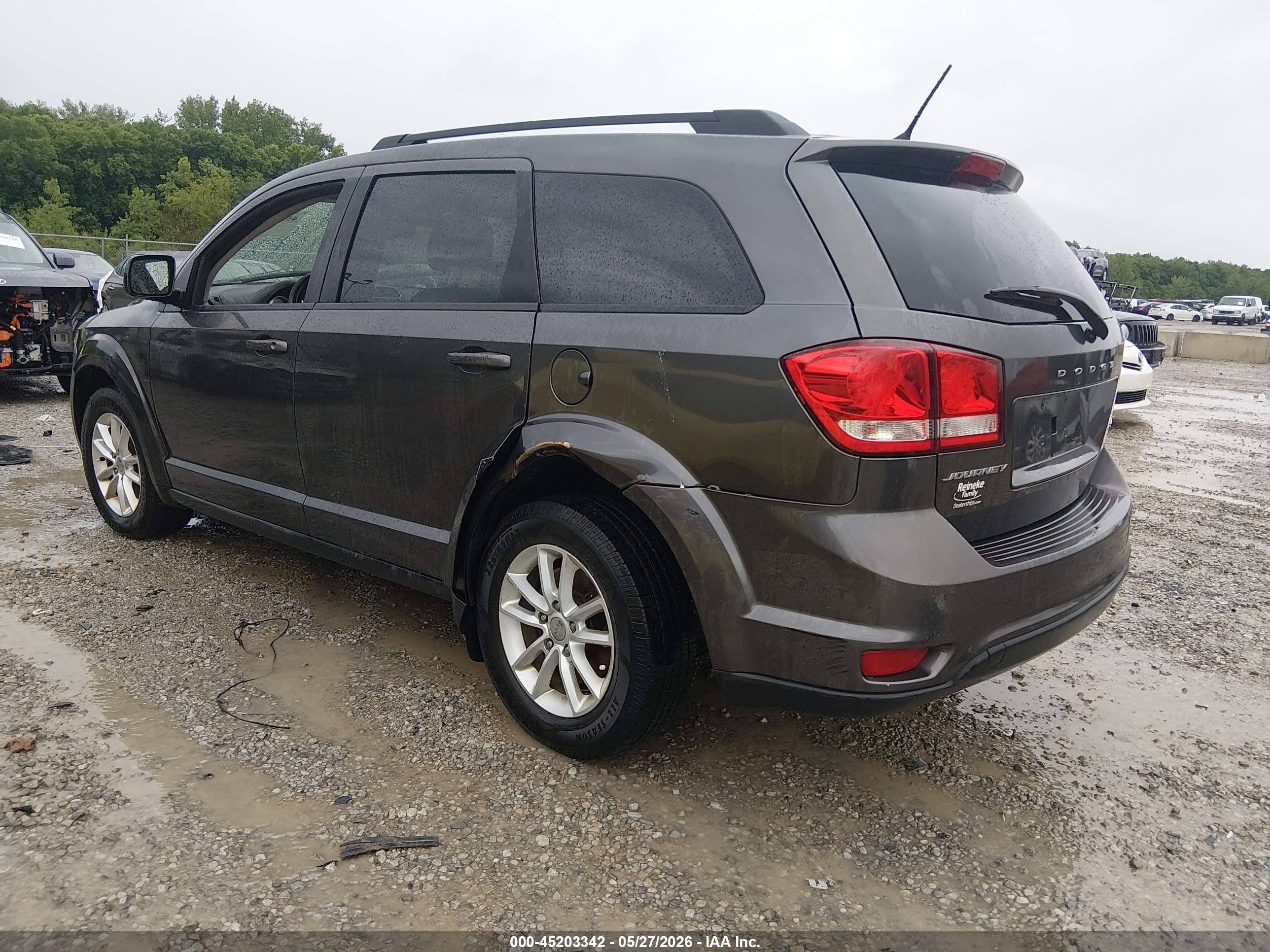 2015 Dodge Journey Sxt Gray vin: 3C4PDCBB8FT691664