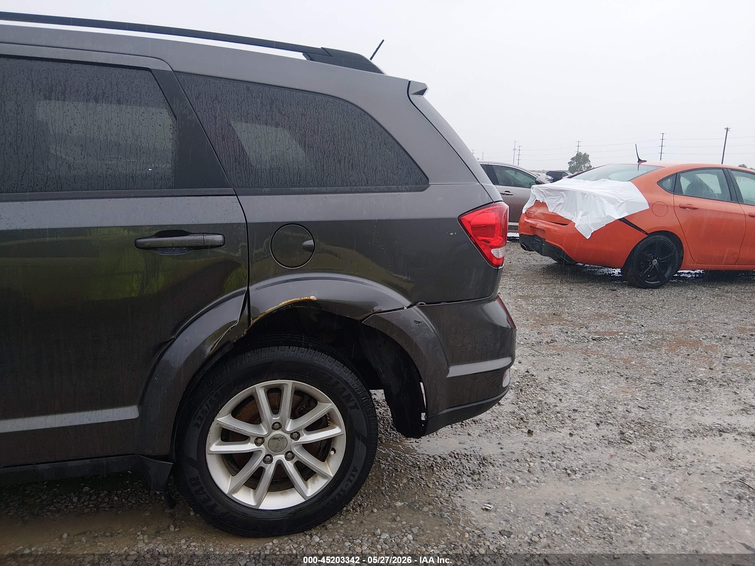 2015 Dodge Journey Sxt Gray vin: 3C4PDCBB8FT691664