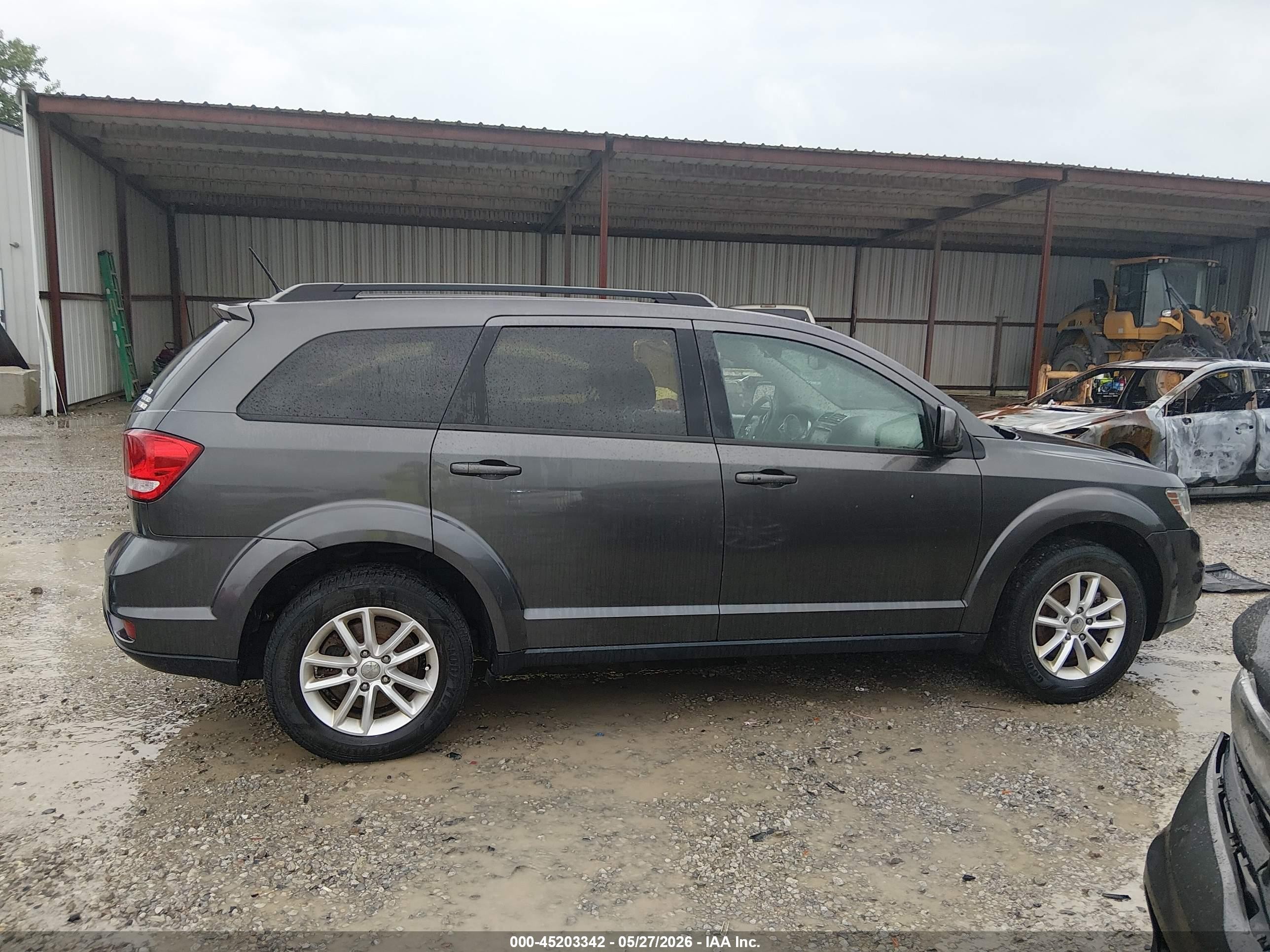 2015 Dodge Journey Sxt Gray vin: 3C4PDCBB8FT691664