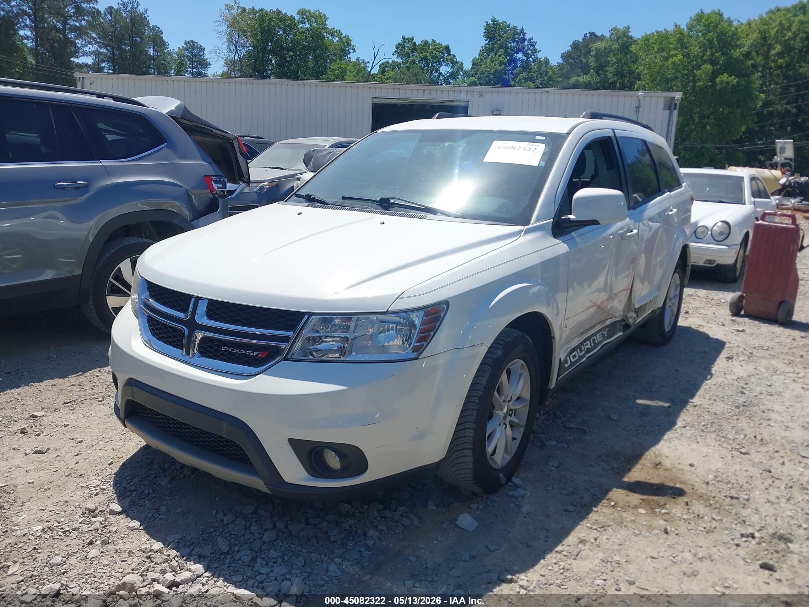 2015 Dodge Journey Sxt White vin: 3C4PDCBB8FT709077