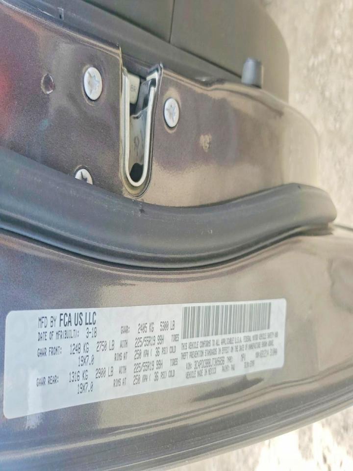 2018 Dodge Journey Sxt Charcoal vin: 3C4PDCBB8JT305656