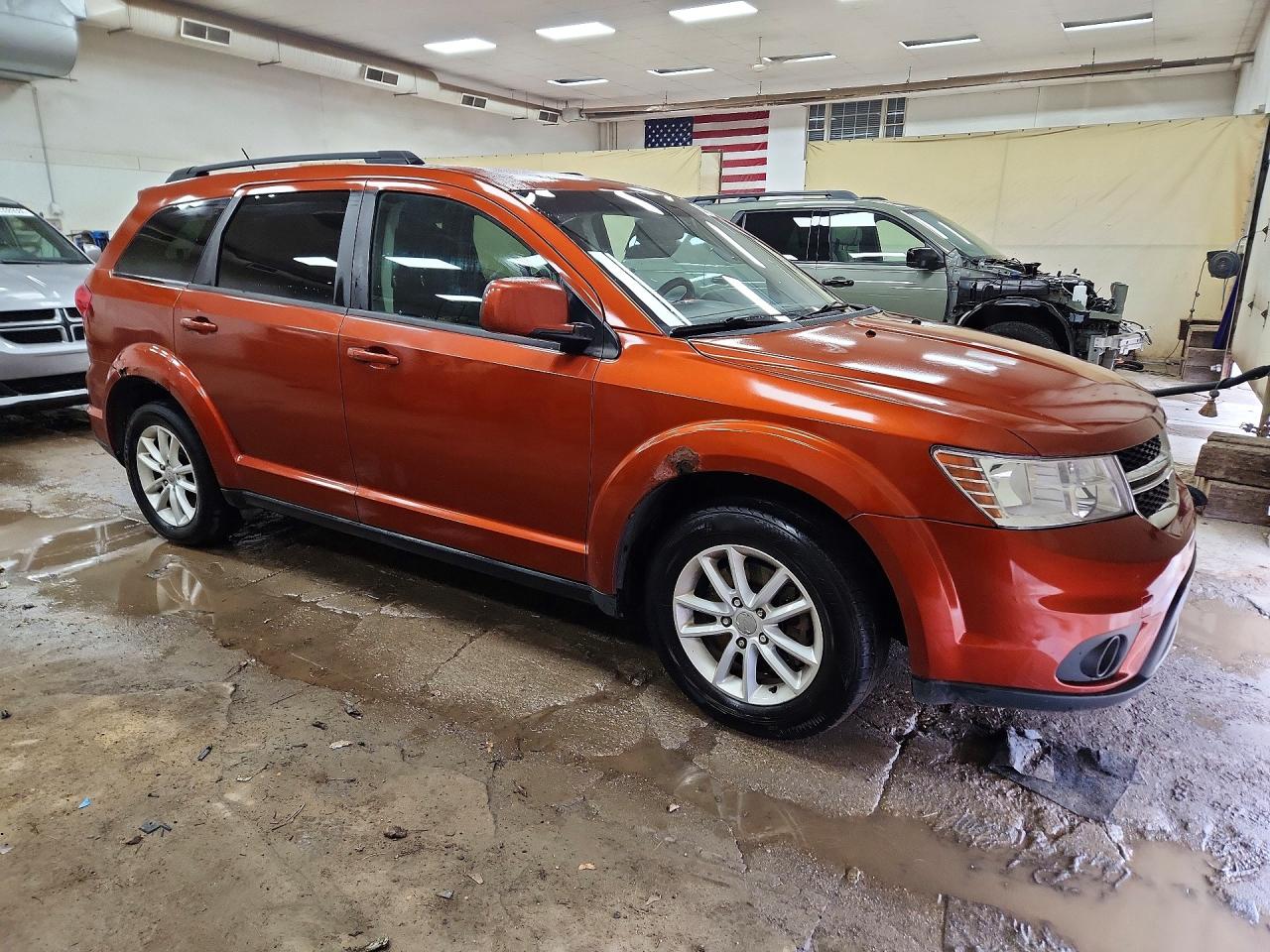 2014 Dodge Journey Sxt Оранжевый vin: 3C4PDCBB9ET132865