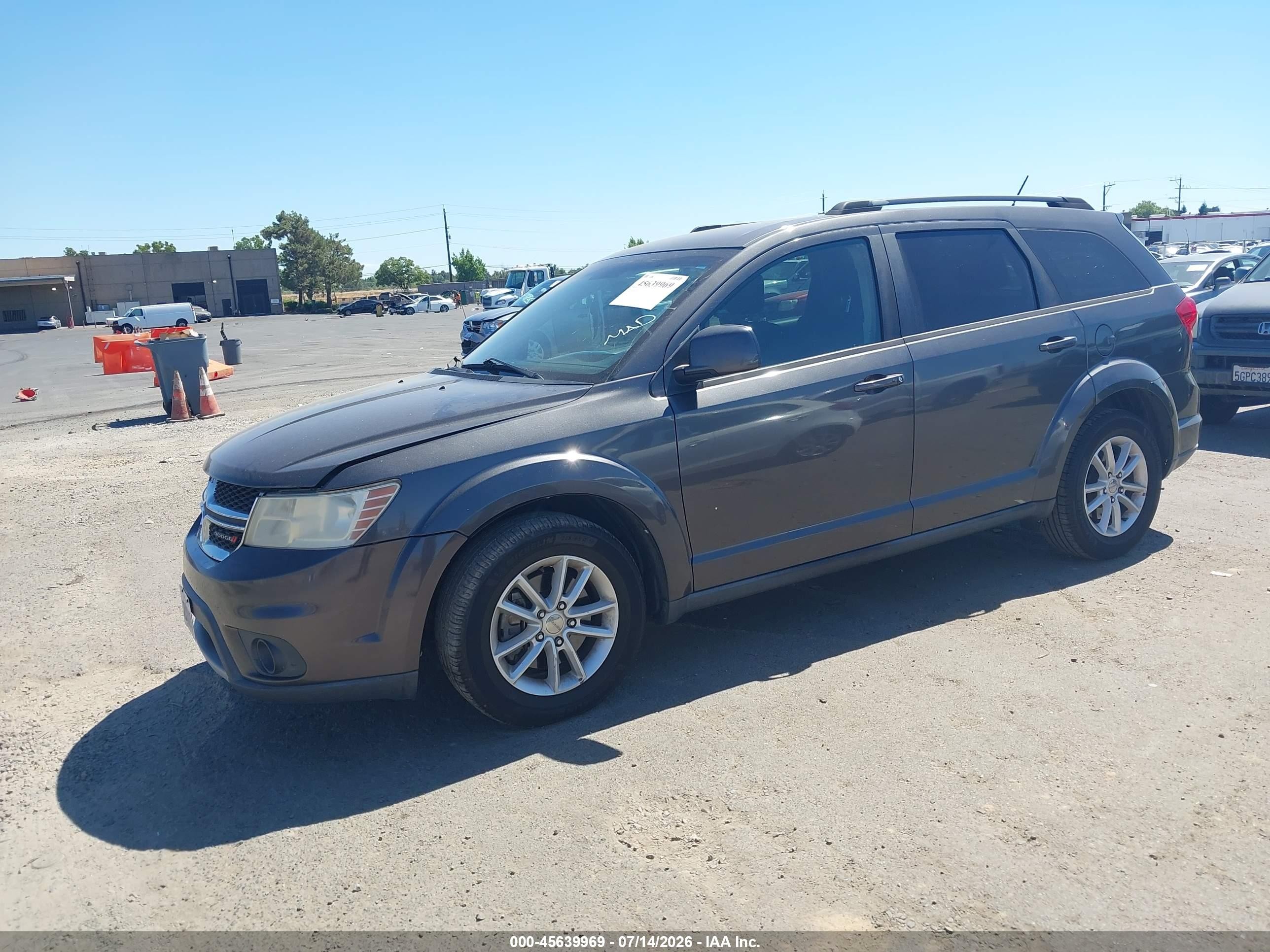 2014 Dodge Journey Sxt Серый vin: 3C4PDCBB9ET188112
