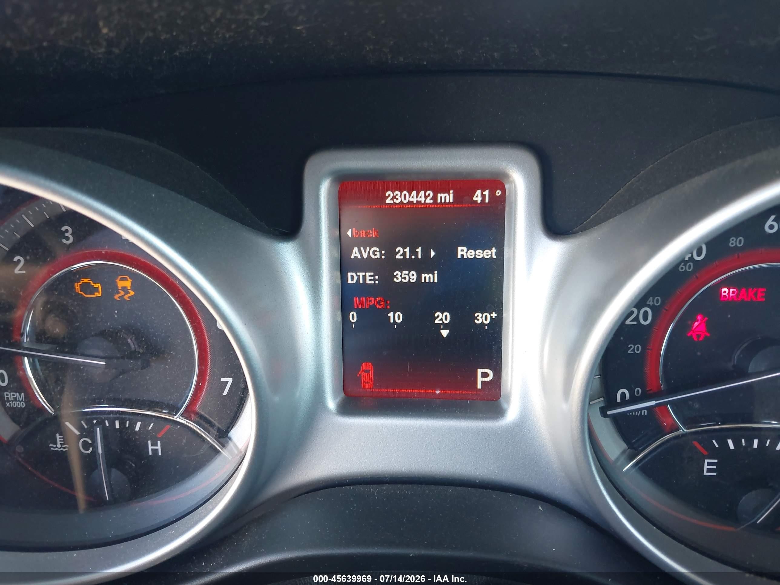 2014 Dodge Journey Sxt Серый vin: 3C4PDCBB9ET188112