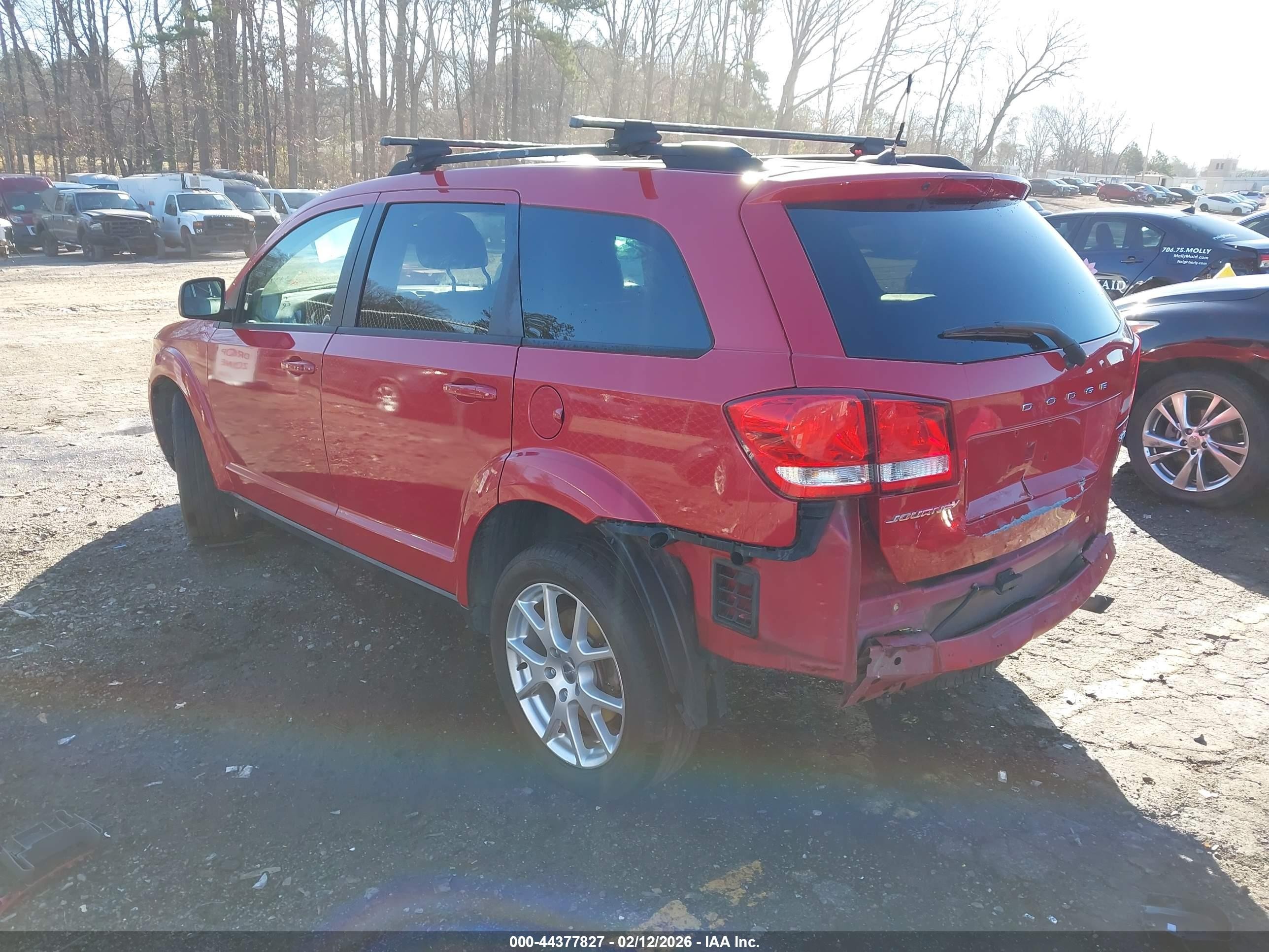 2014 Dodge Journey Sxt Красный vin: 3C4PDCBB9ET201862
