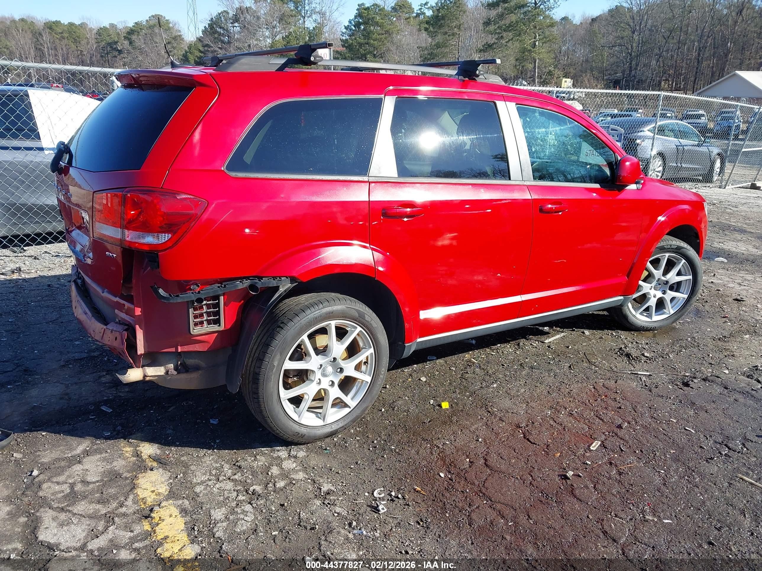 2014 Dodge Journey Sxt Красный vin: 3C4PDCBB9ET201862