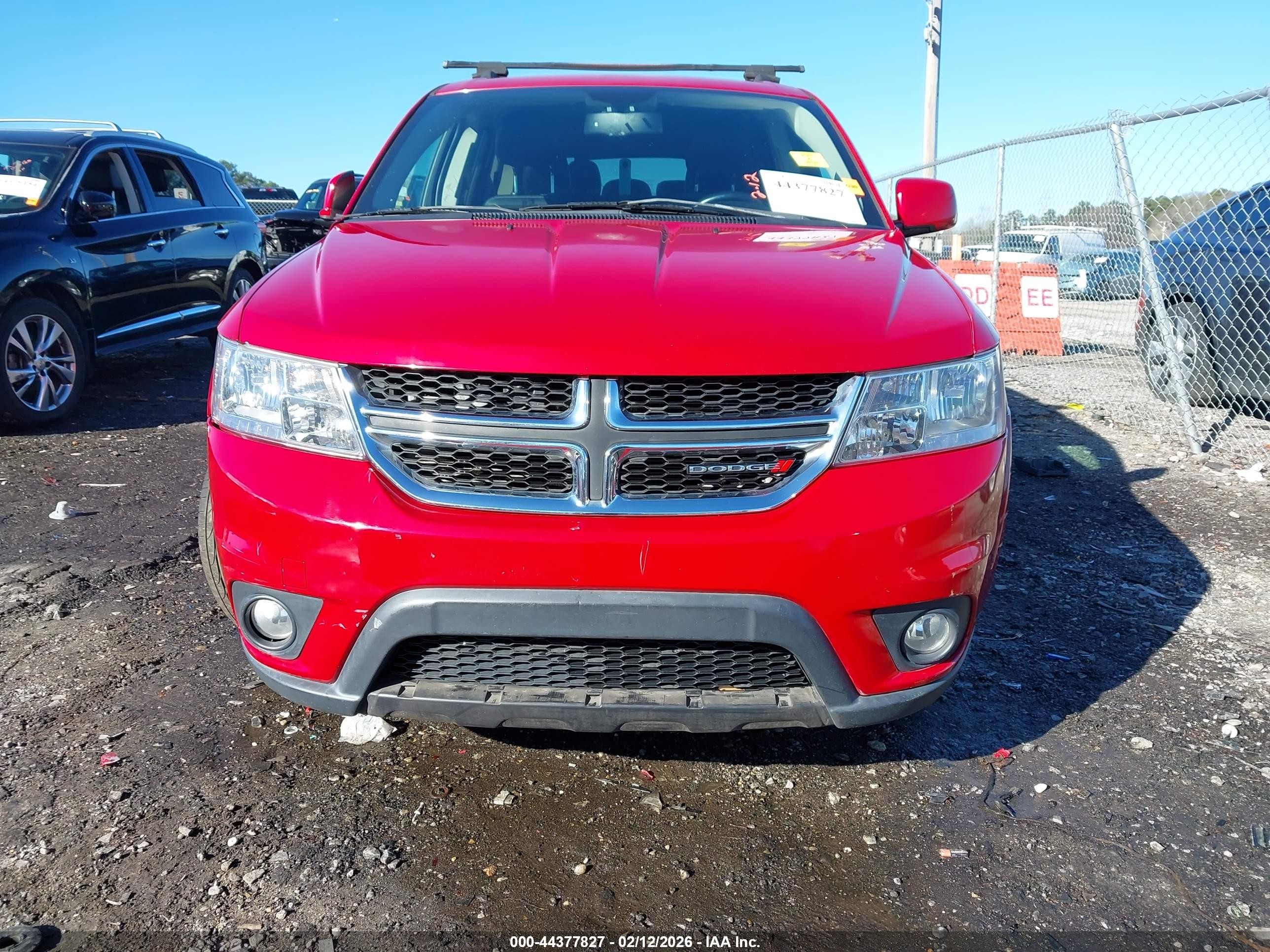 2014 Dodge Journey Sxt Красный vin: 3C4PDCBB9ET201862