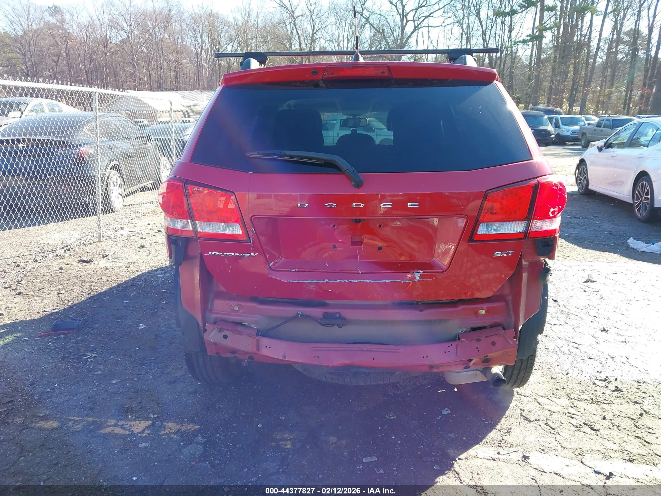2014 Dodge Journey Sxt Красный vin: 3C4PDCBB9ET201862