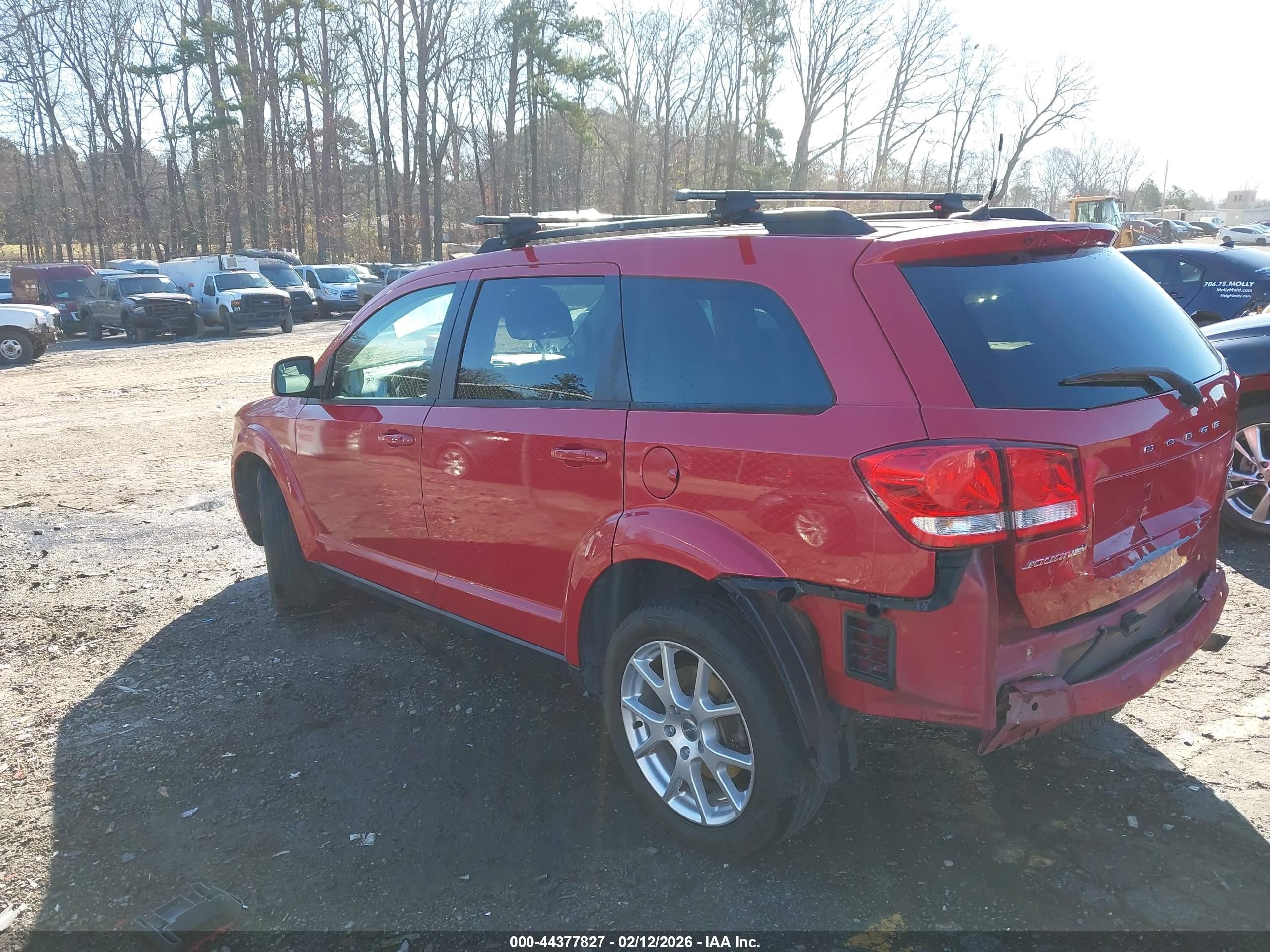 2014 Dodge Journey Sxt Красный vin: 3C4PDCBB9ET201862