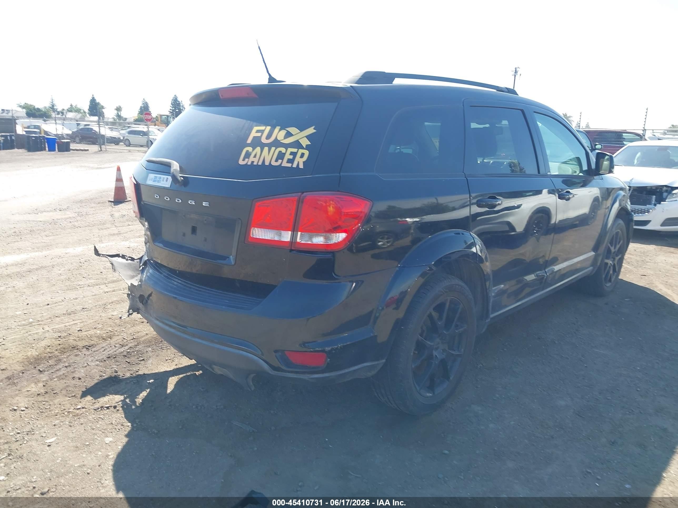 2014 Dodge Journey Sxt Black vin: 3C4PDCBB9ET311889