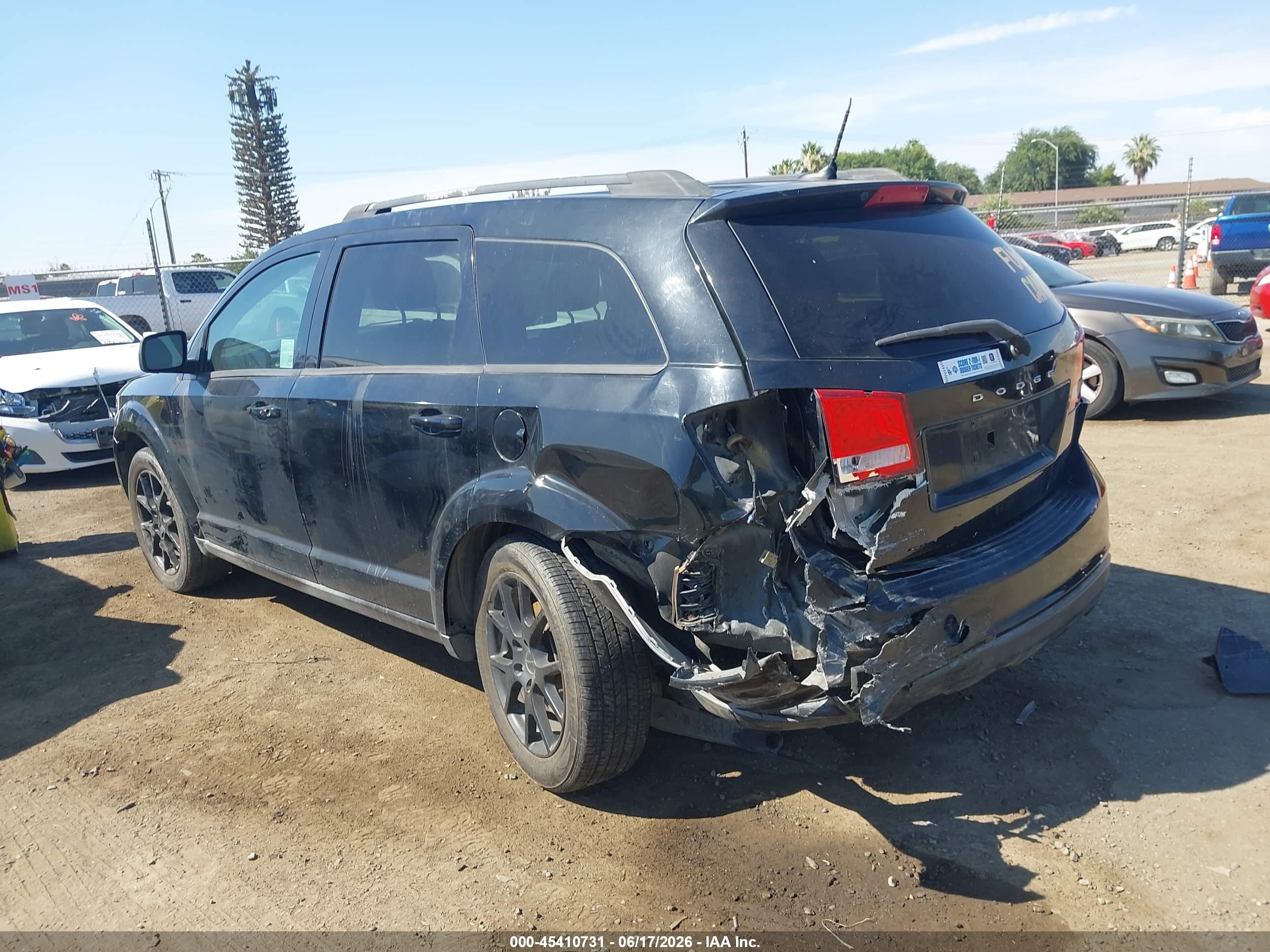 2014 Dodge Journey Sxt Black vin: 3C4PDCBB9ET311889