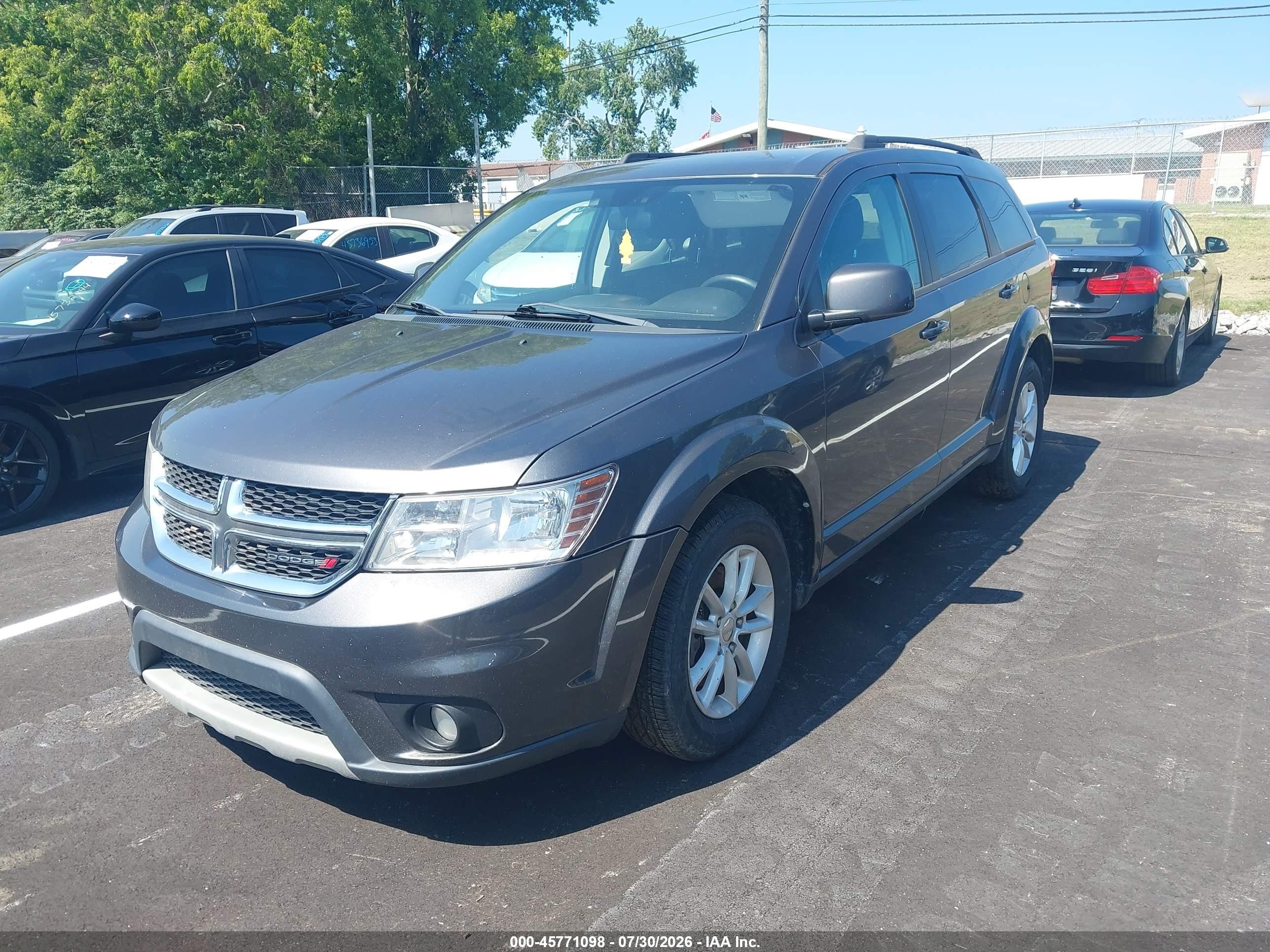 2015 Dodge Journey Sxt Gray vin: 3C4PDCBB9FT542342