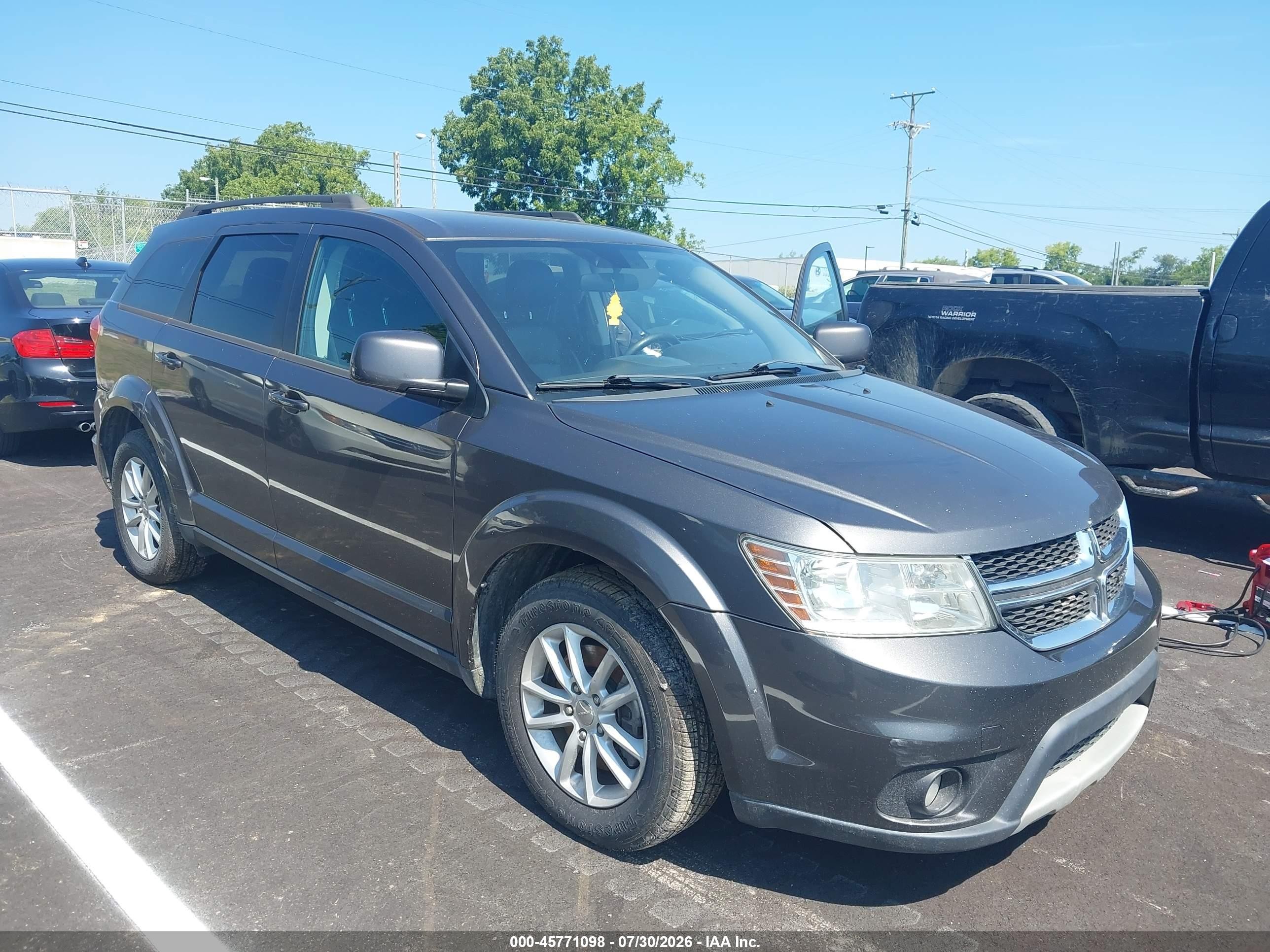 2015 Dodge Journey Sxt Gray vin: 3C4PDCBB9FT542342
