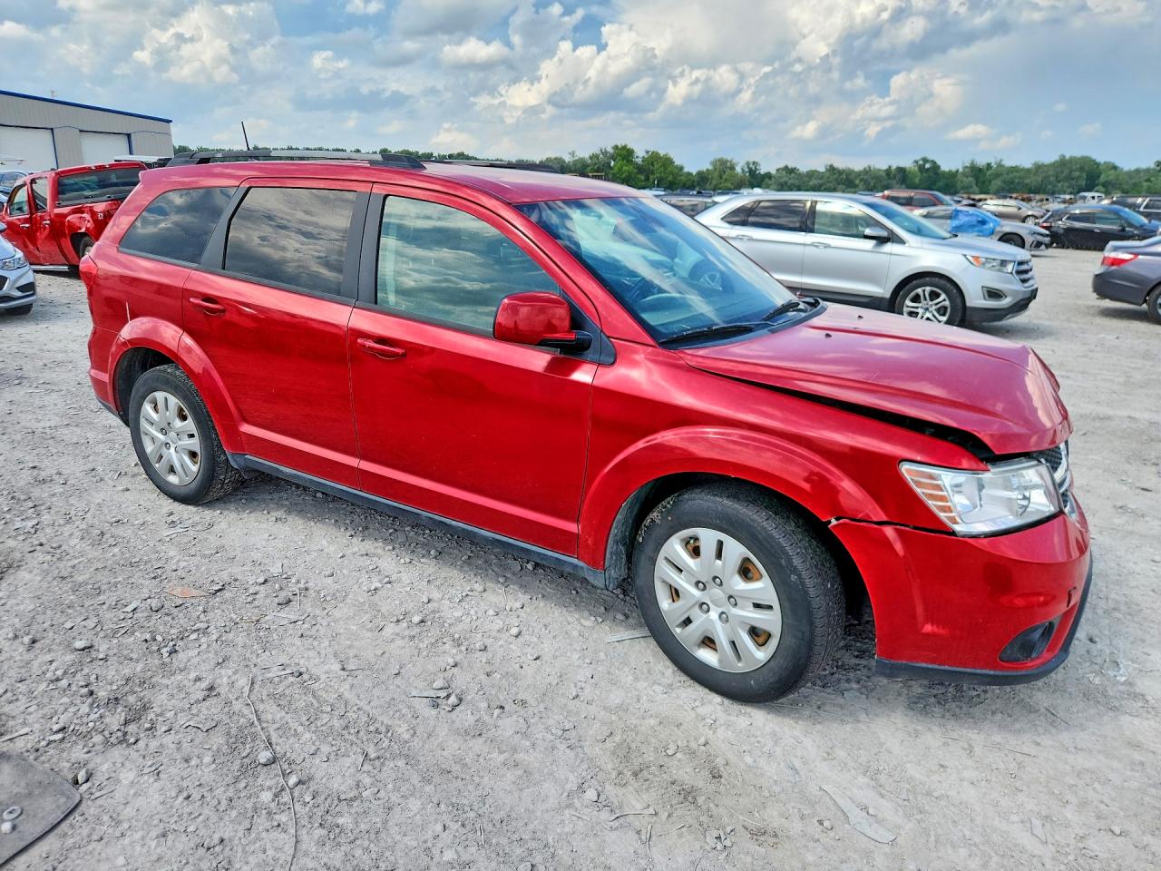 2019 Dodge Journey Se Red vin: 3C4PDCBB9KT798748
