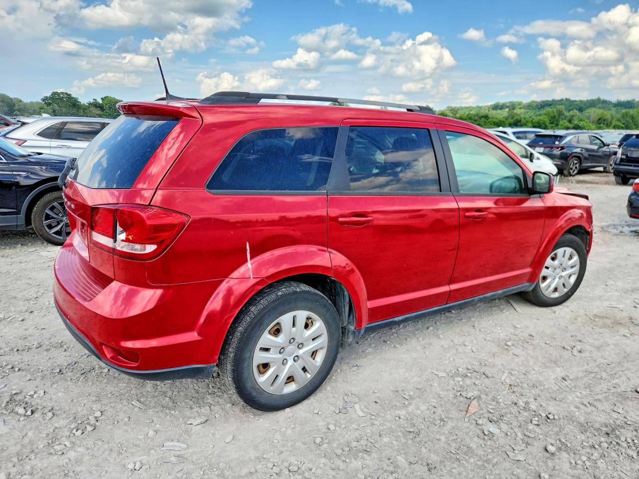 2019 Dodge Journey Se Red vin: 3C4PDCBB9KT798748