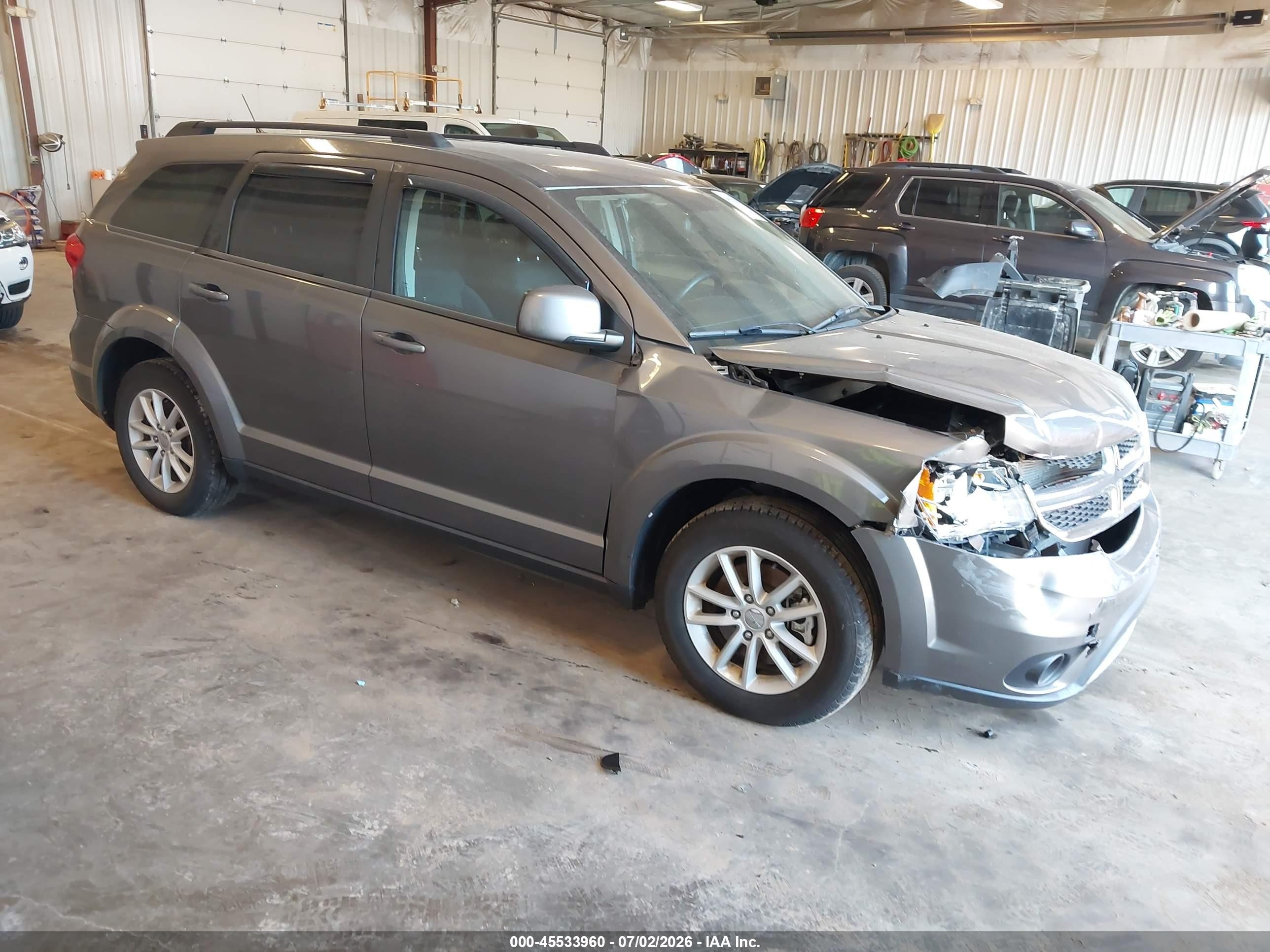 2013 Dodge Journey Sxt Gray vin: 3C4PDCBBXDT564685