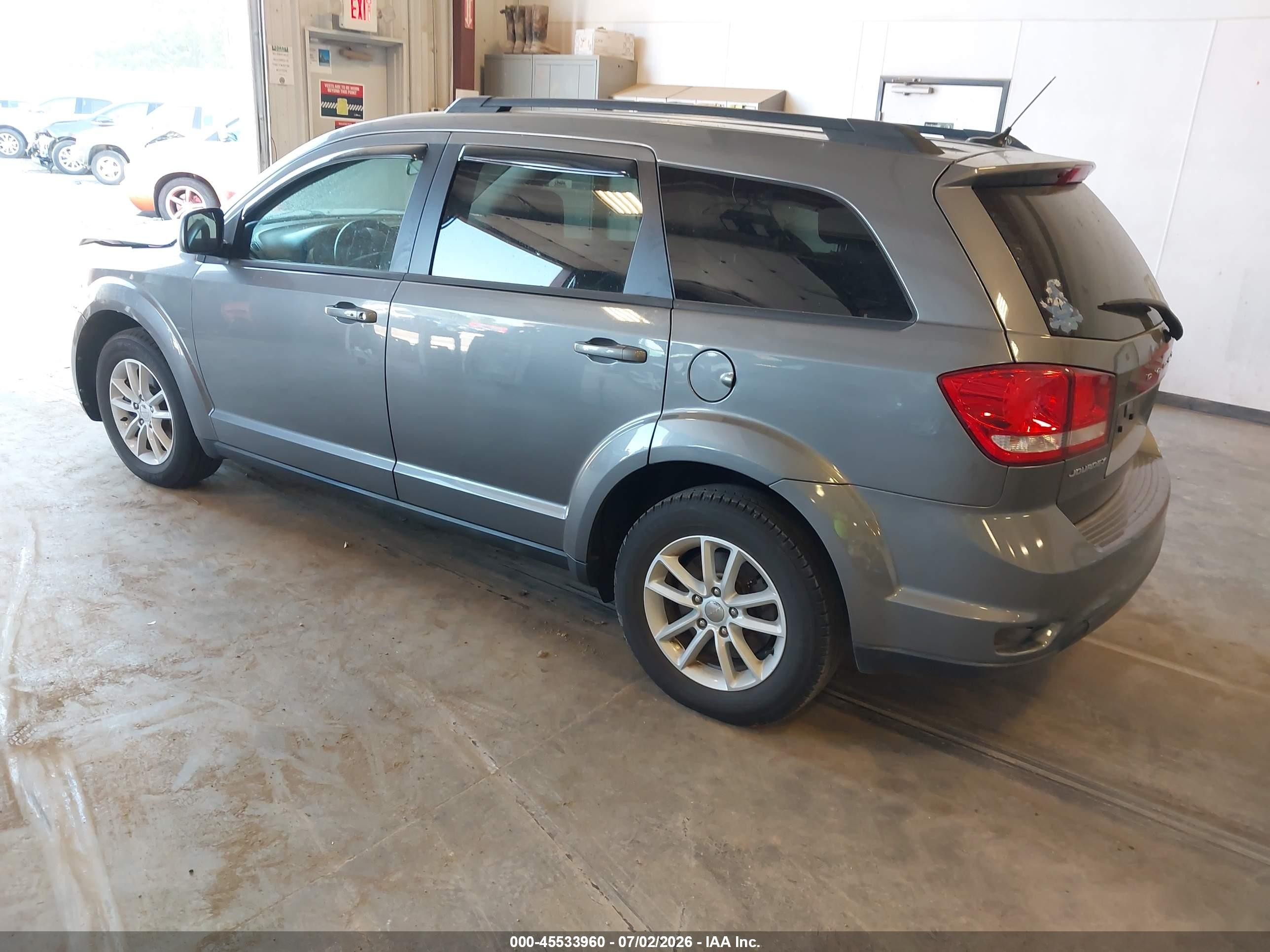 2013 Dodge Journey Sxt Gray vin: 3C4PDCBBXDT564685