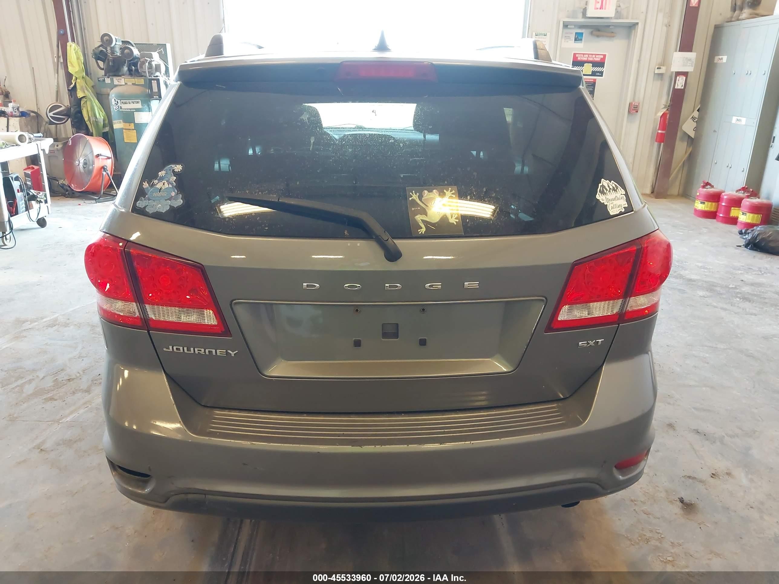 2013 Dodge Journey Sxt Gray vin: 3C4PDCBBXDT564685