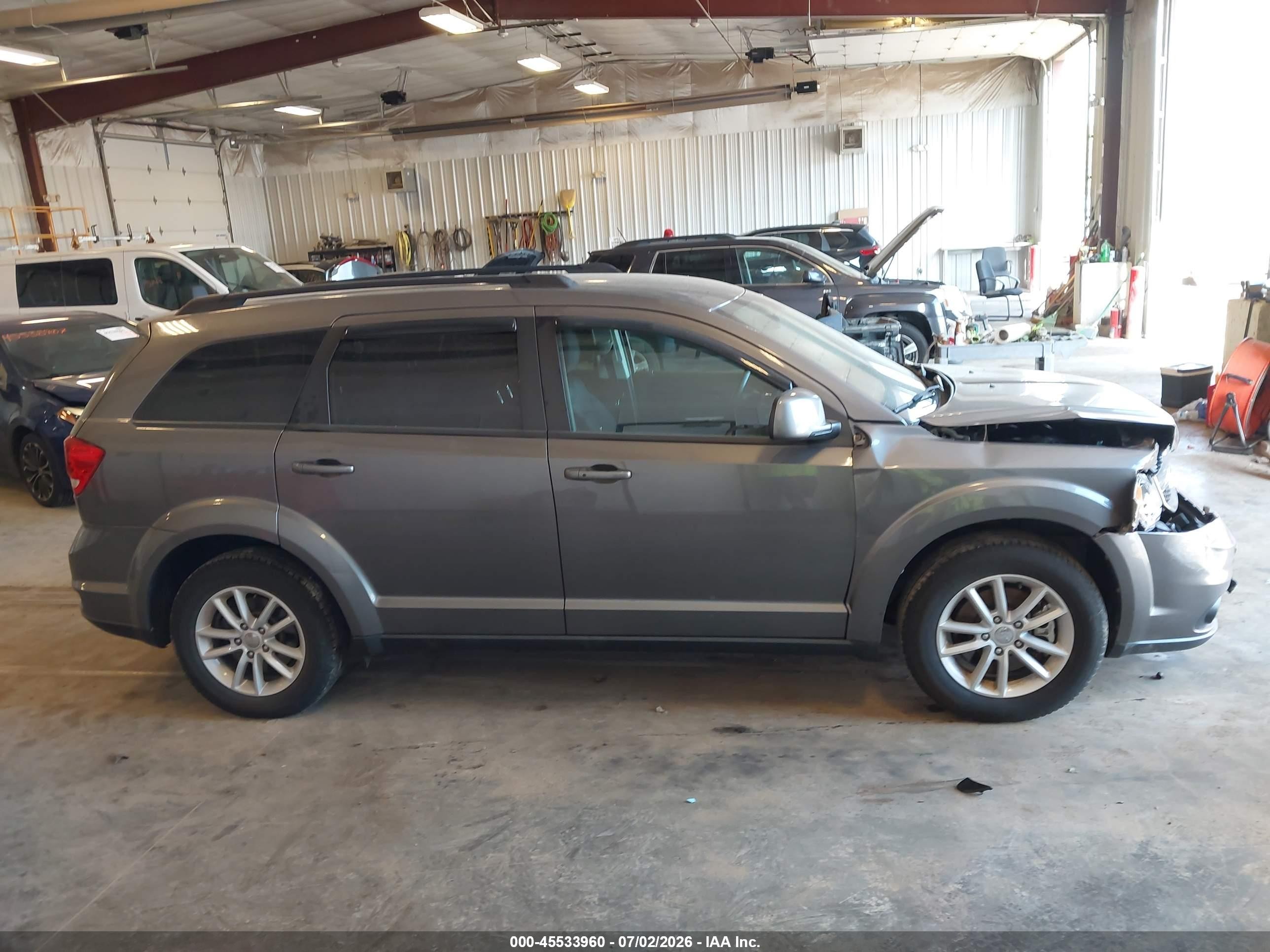 2013 Dodge Journey Sxt Gray vin: 3C4PDCBBXDT564685