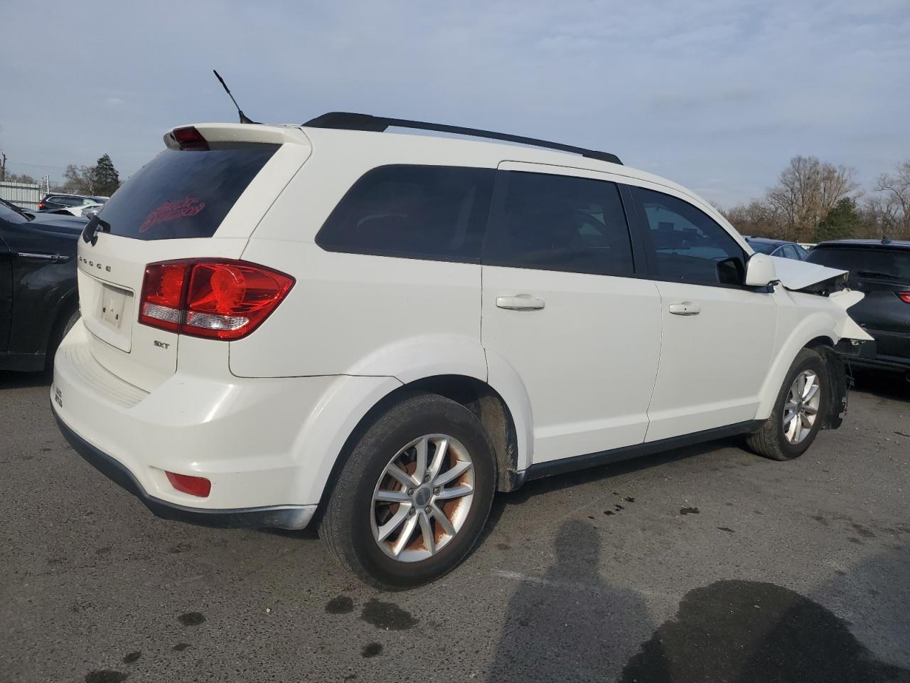2014 Dodg Journey Sx White vin: 3C4PDCBBXET301730